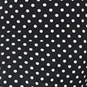 Black & White Polka Dot Wiggle Skirt