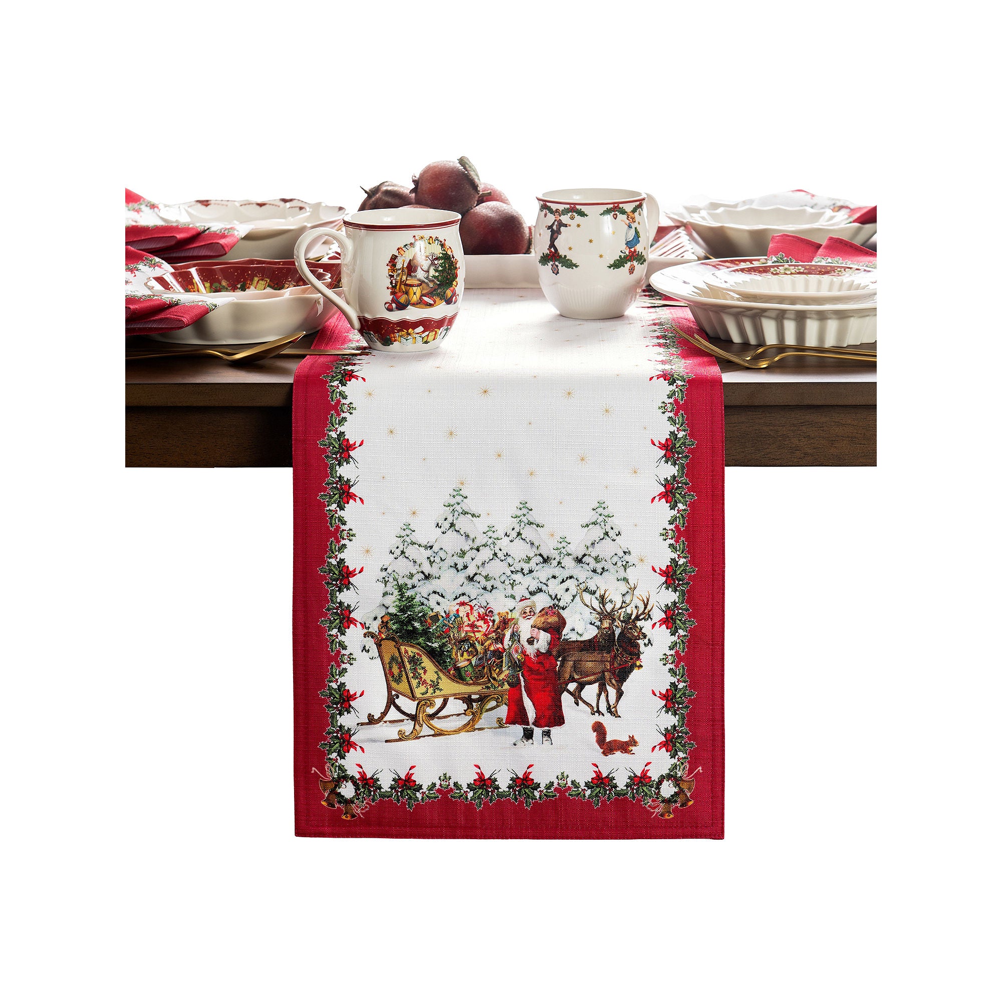 Elrene Home Fashions Villeroy & Boch Toy's Fantasy Engineered Table Runner - MULTI ONE SIZE