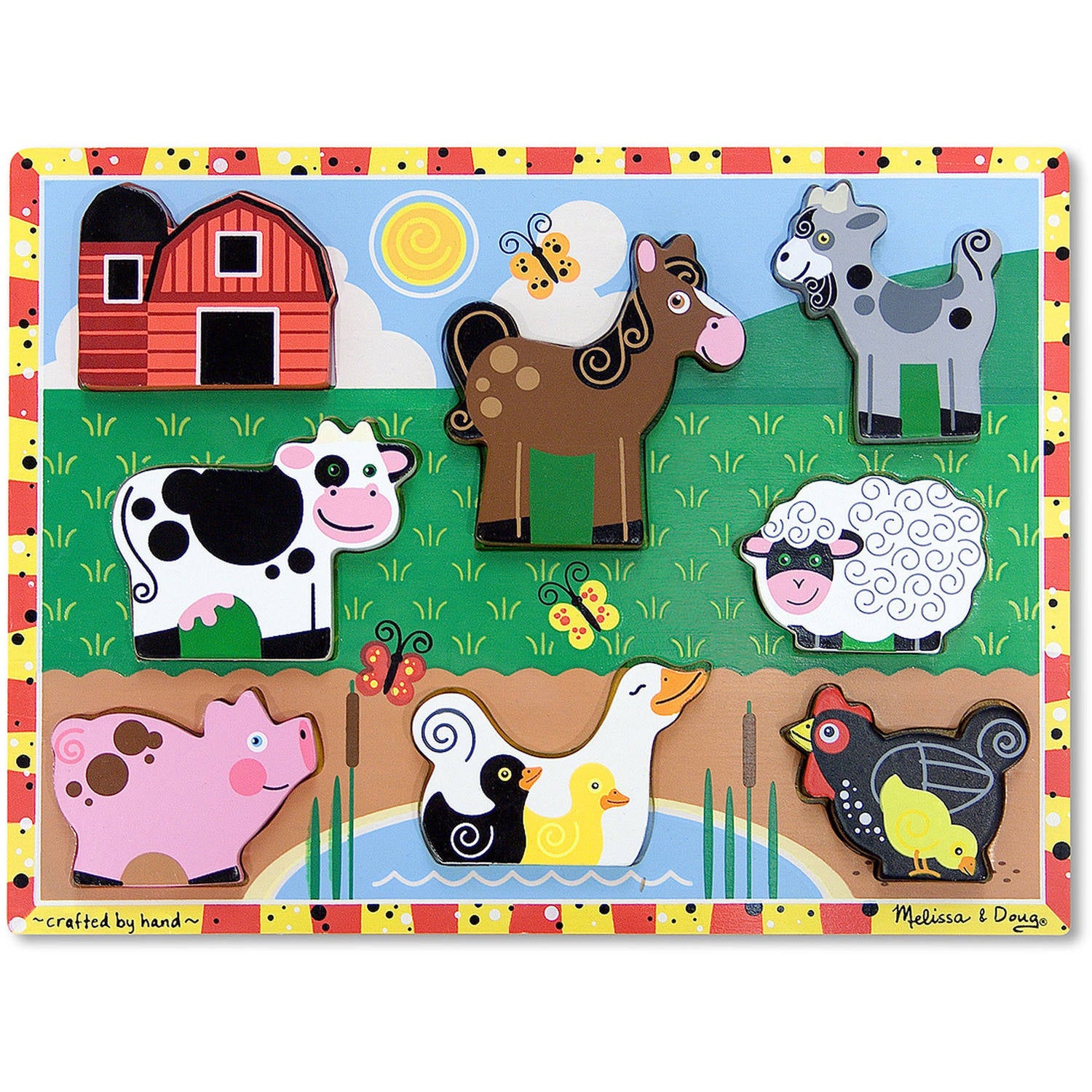 Melissa and Doug 13723 Farm Chunky Puzzle