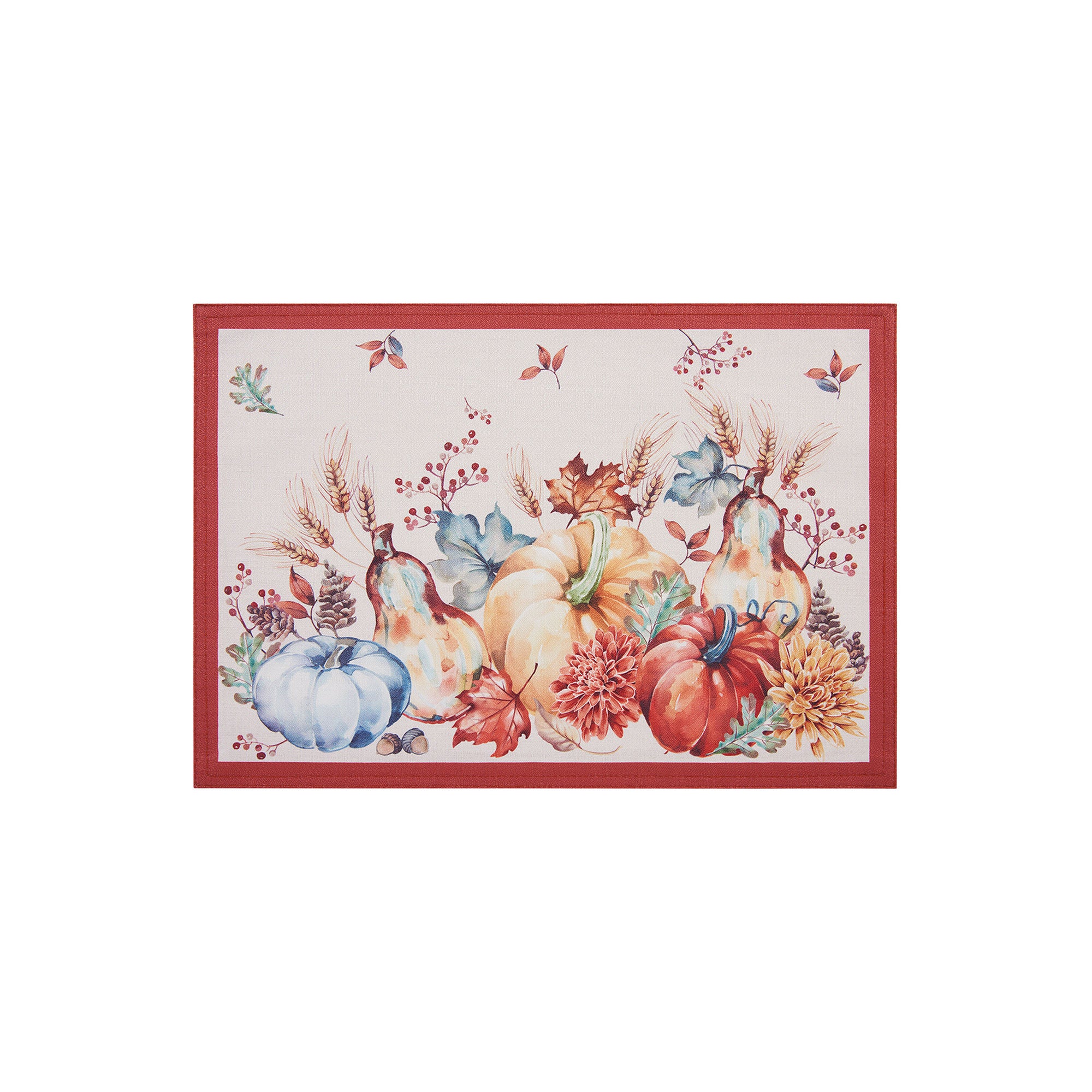 Elrene Home Fashions Botanical Harvest Pumpkin 4-Pc. Placemat - MULTI ONE SIZE