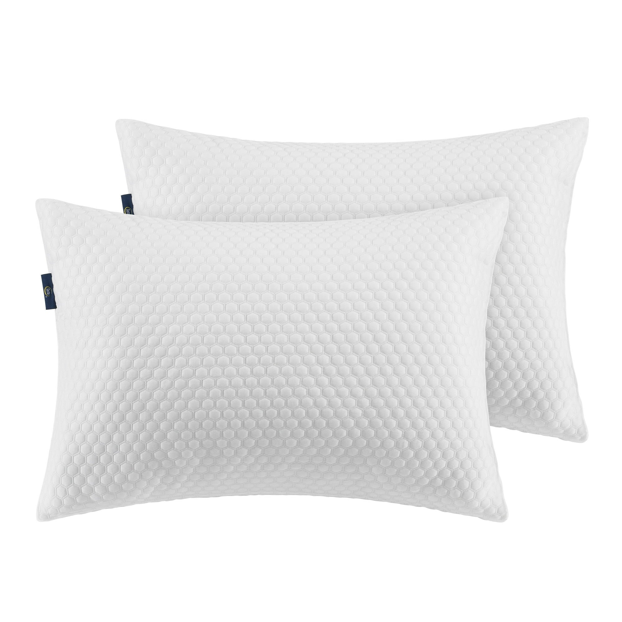 Serta 1647605 Sertapedic Arctic Slumber Rolled Bed Pillow, SQ, 2 Pack