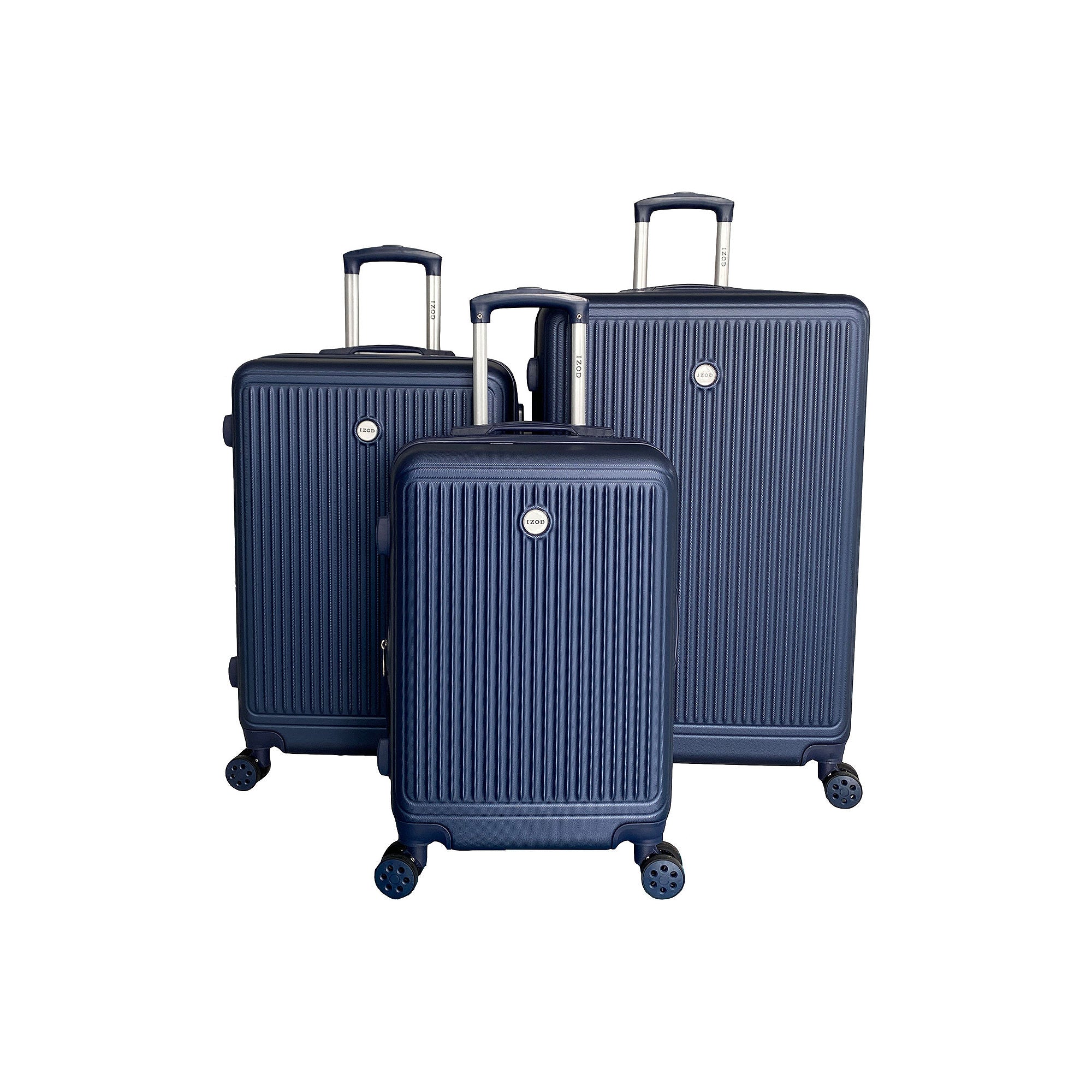 Izod Clara 3-Pc. Hardside Expandable Luggage Set - NAVY ONE SIZE