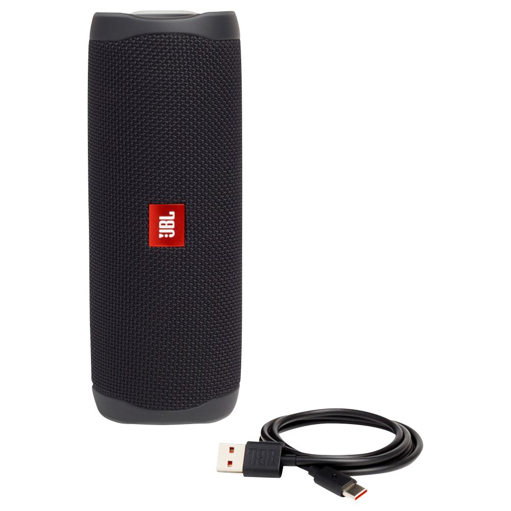 JBL JBLFLIP5BLKAM FLIP 5 Waterproof Portable Bluetooth Speaker - Black