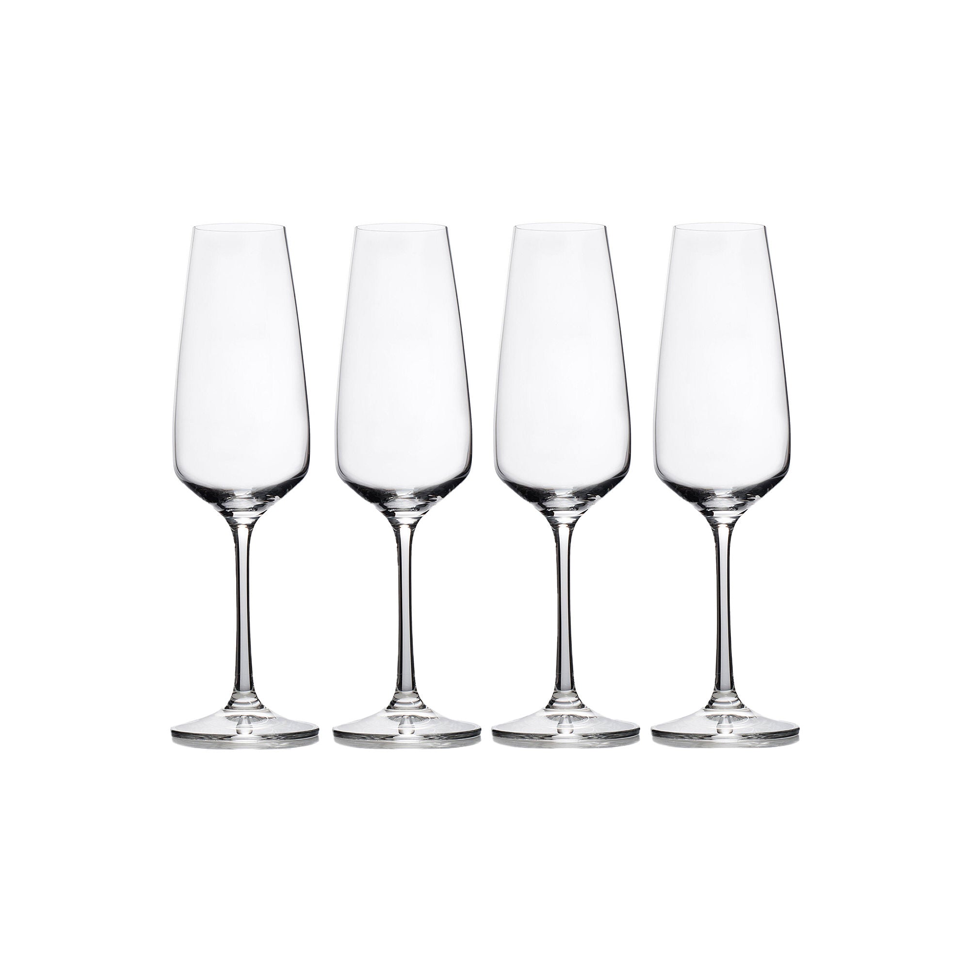 Mikasa Melody 4-Pc. Champagne Flutes - CLEAR ONE SIZE