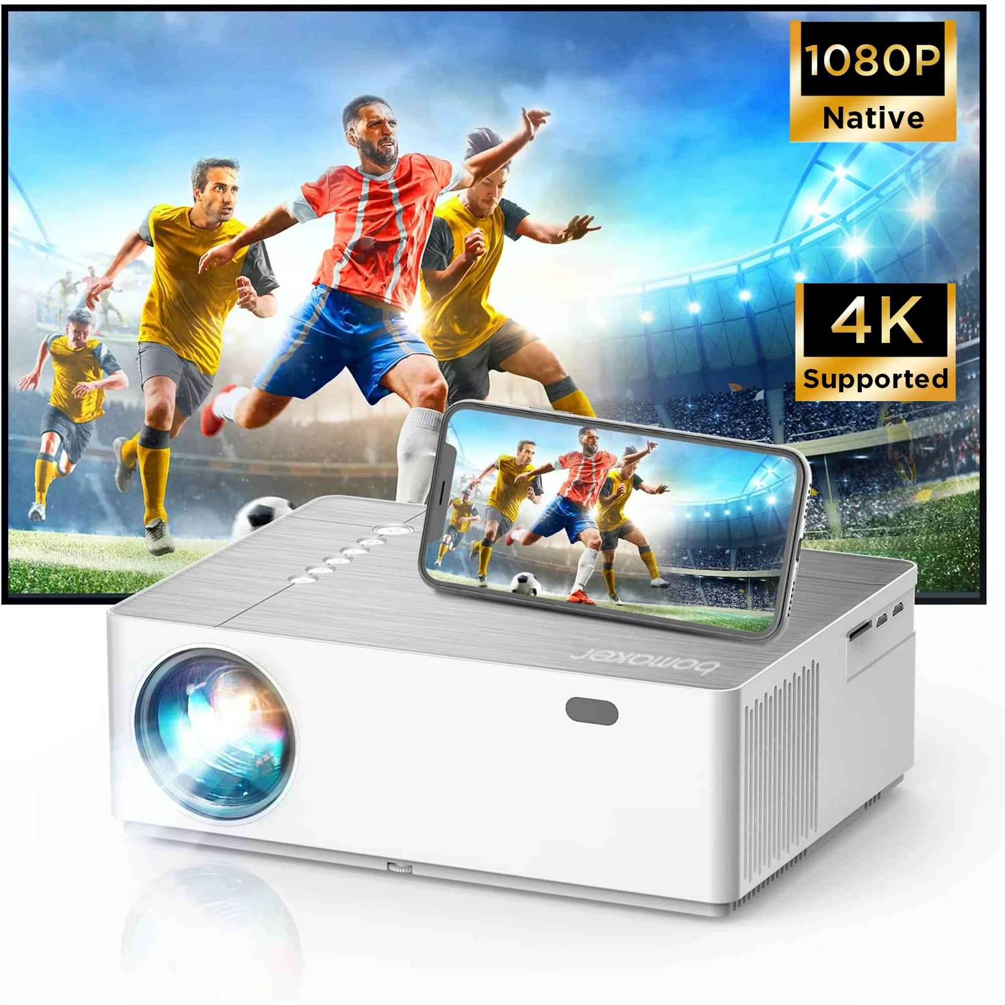 Bomaker 100 Class FHD (1080p) LED Projector (Parrot I)