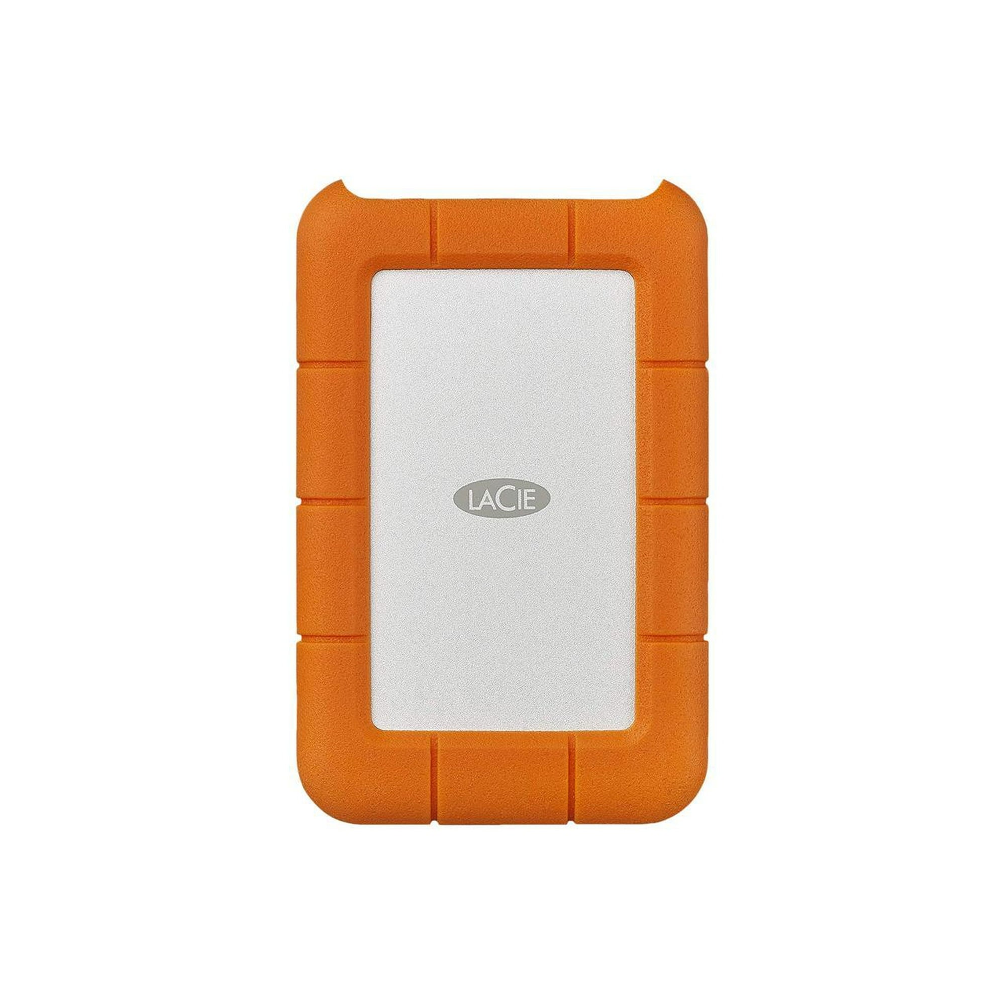 LaCie STFR1000800 1TB Rugged USB-C Portable Drive USB-C, Orange