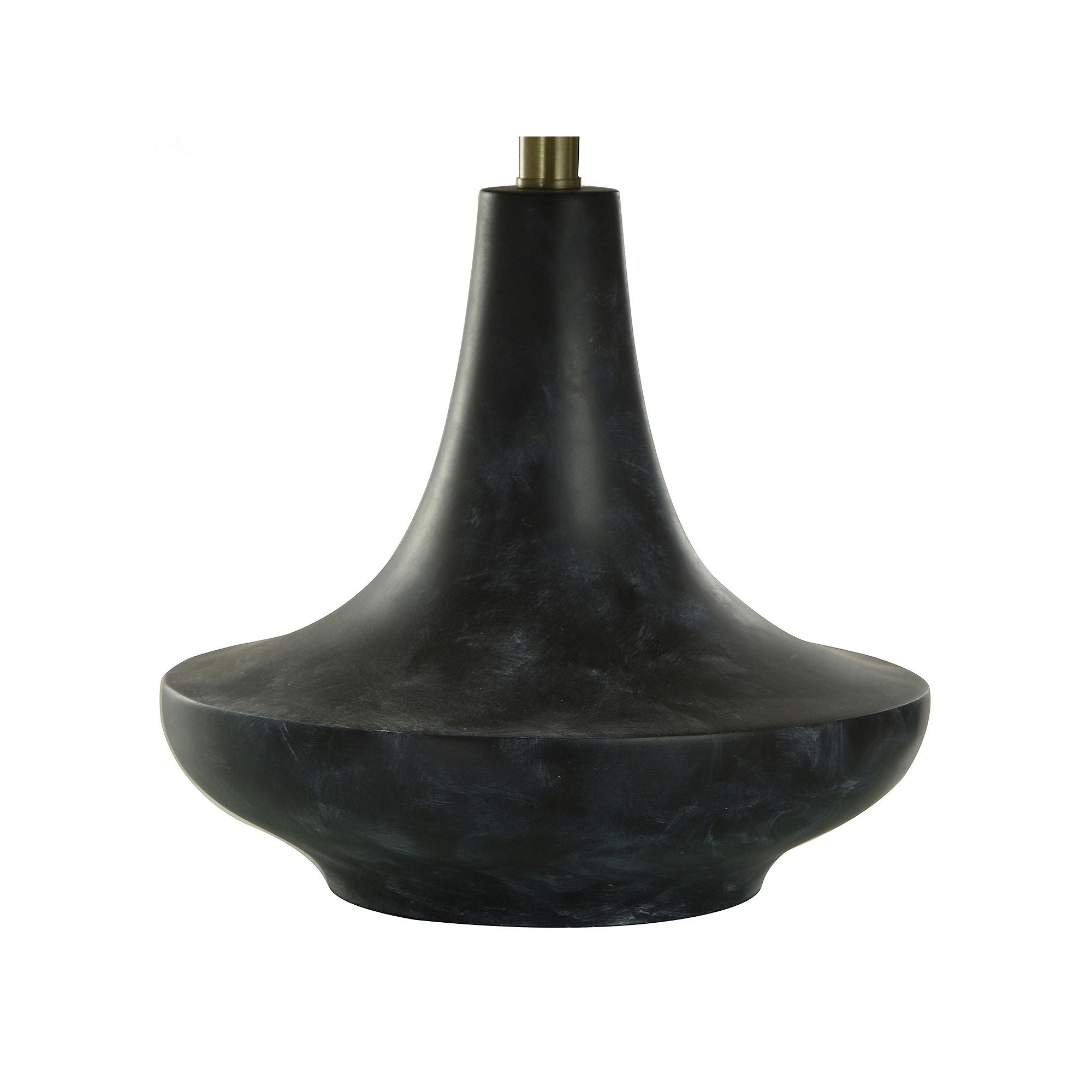 Collective Design By Stylecraft Black Base With Hyacinth Shade Table Lamp TL211530JCDS - BLACK STONEWASH ONE SIZE