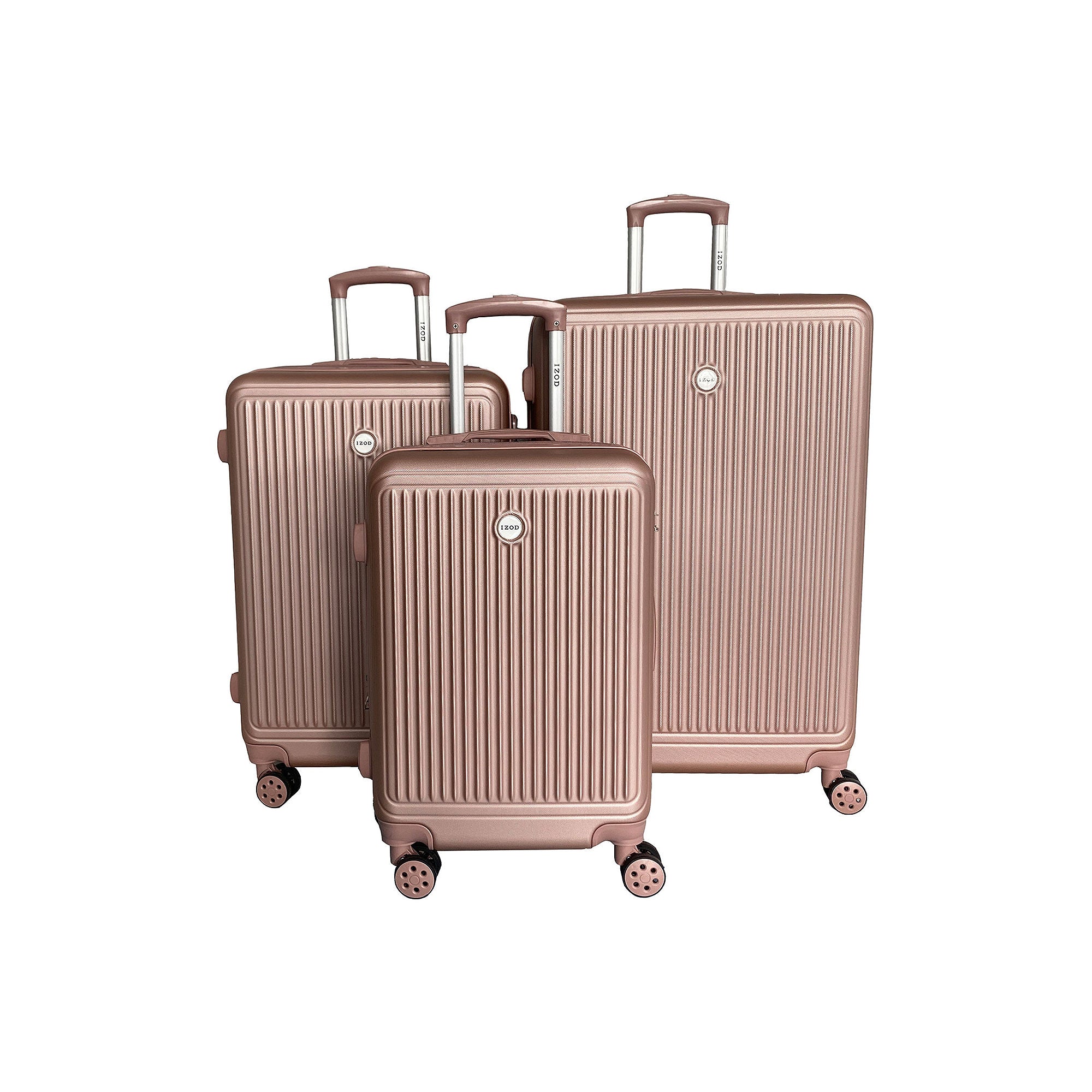 Izod Clara 3-Pc. Hardside Expandable Luggage Set - ROSE GOLD ONE SIZE