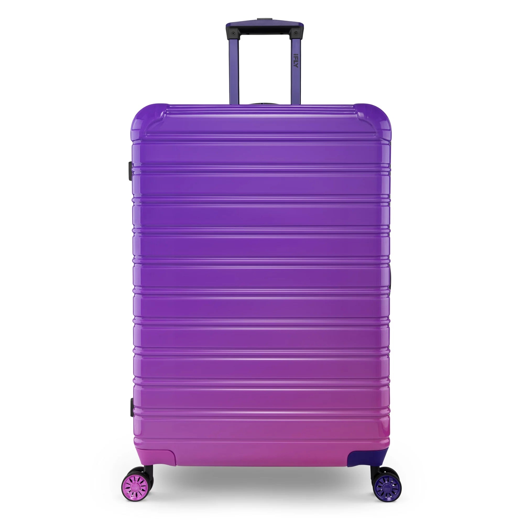 iFLY 9-H486FT-28 Hardside Fibertech Luggage 28 Checked Luggage, Midnight Berry