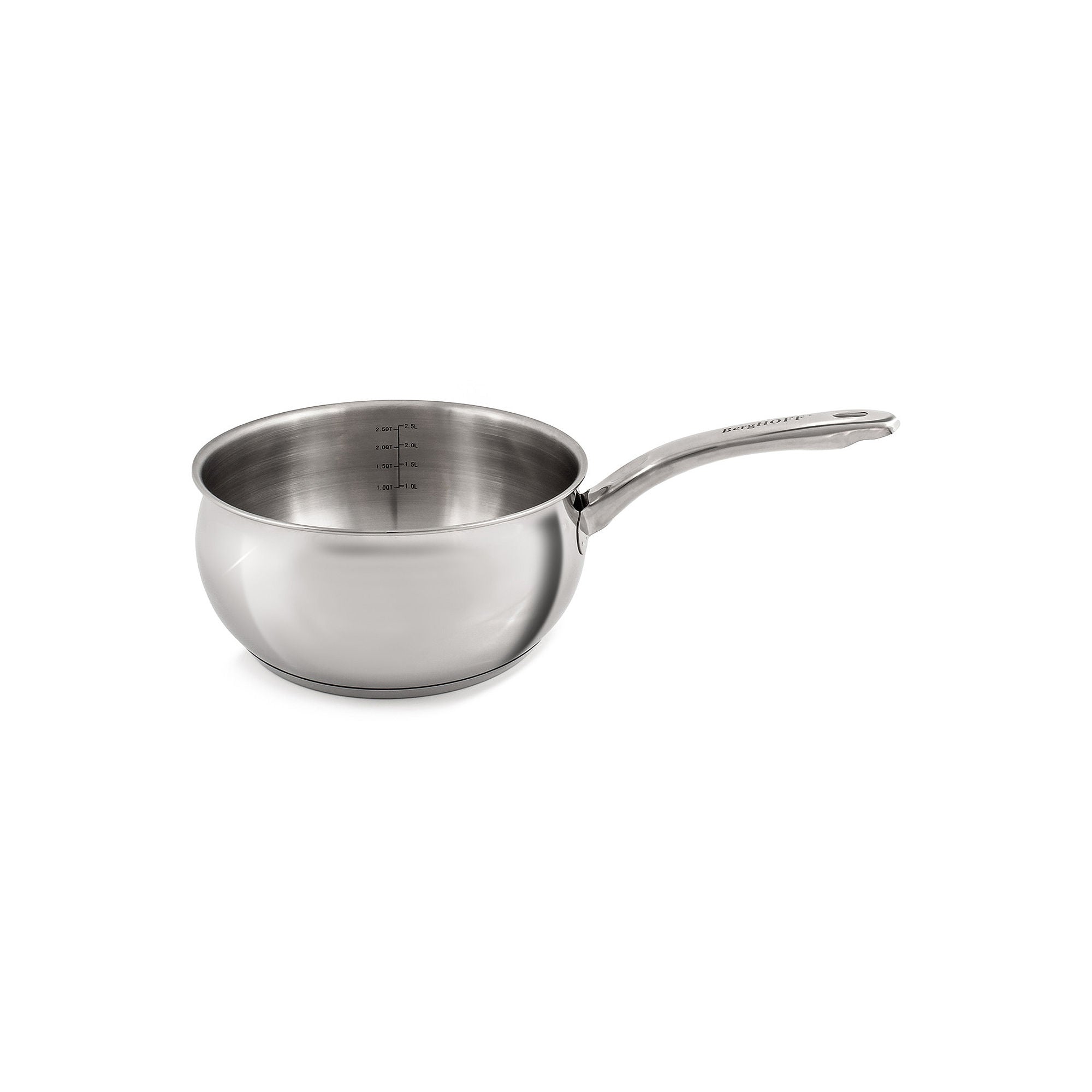 Berghoff Belly Shape 18/10 Stainless Steel 3.2-Qt. Sauce Pan - STAINLESS STEEL ONE SIZE