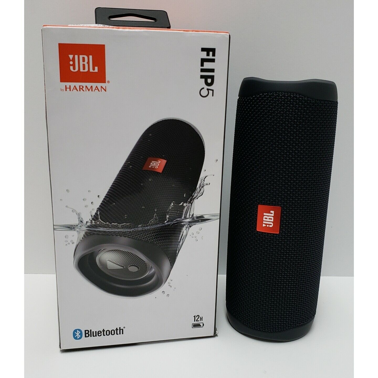 JBL JBLFLIP5BLKAM FLIP 5 Waterproof Portable Bluetooth Speaker - Black