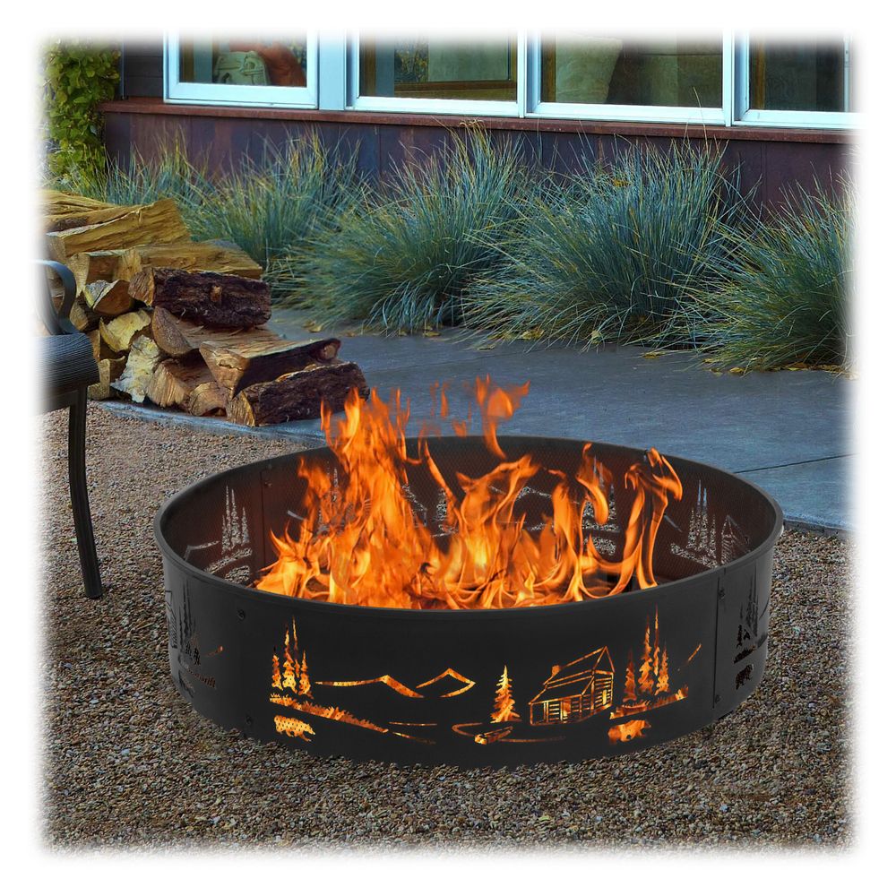 Outdoor Leisure Products 5513 Cabin Fire Pit Ring