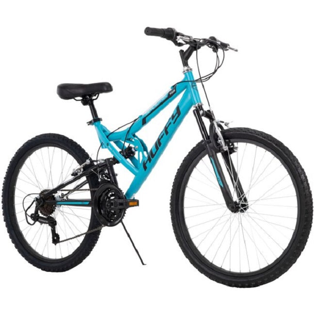 Huffy 54891P7 24 Girls Trail Runner Full Suspension Mountain Bike