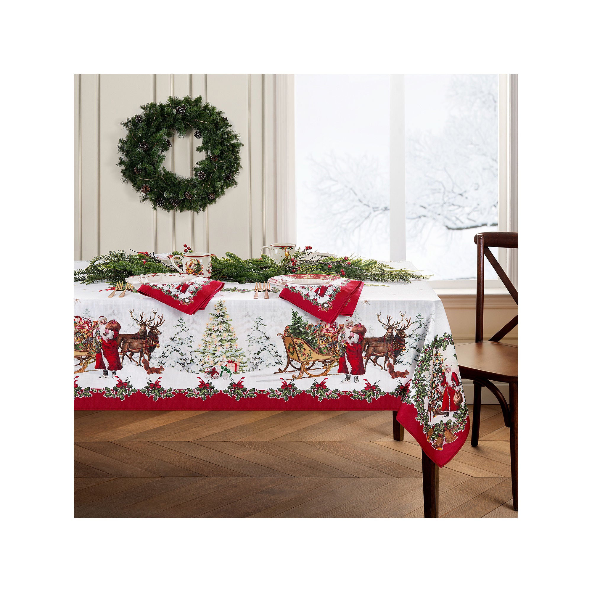 Elrene Home Fashions Villeroy & Boch Toy's Fantasy Engineered Rectangle Tablecloth - MULTI ONE SIZE