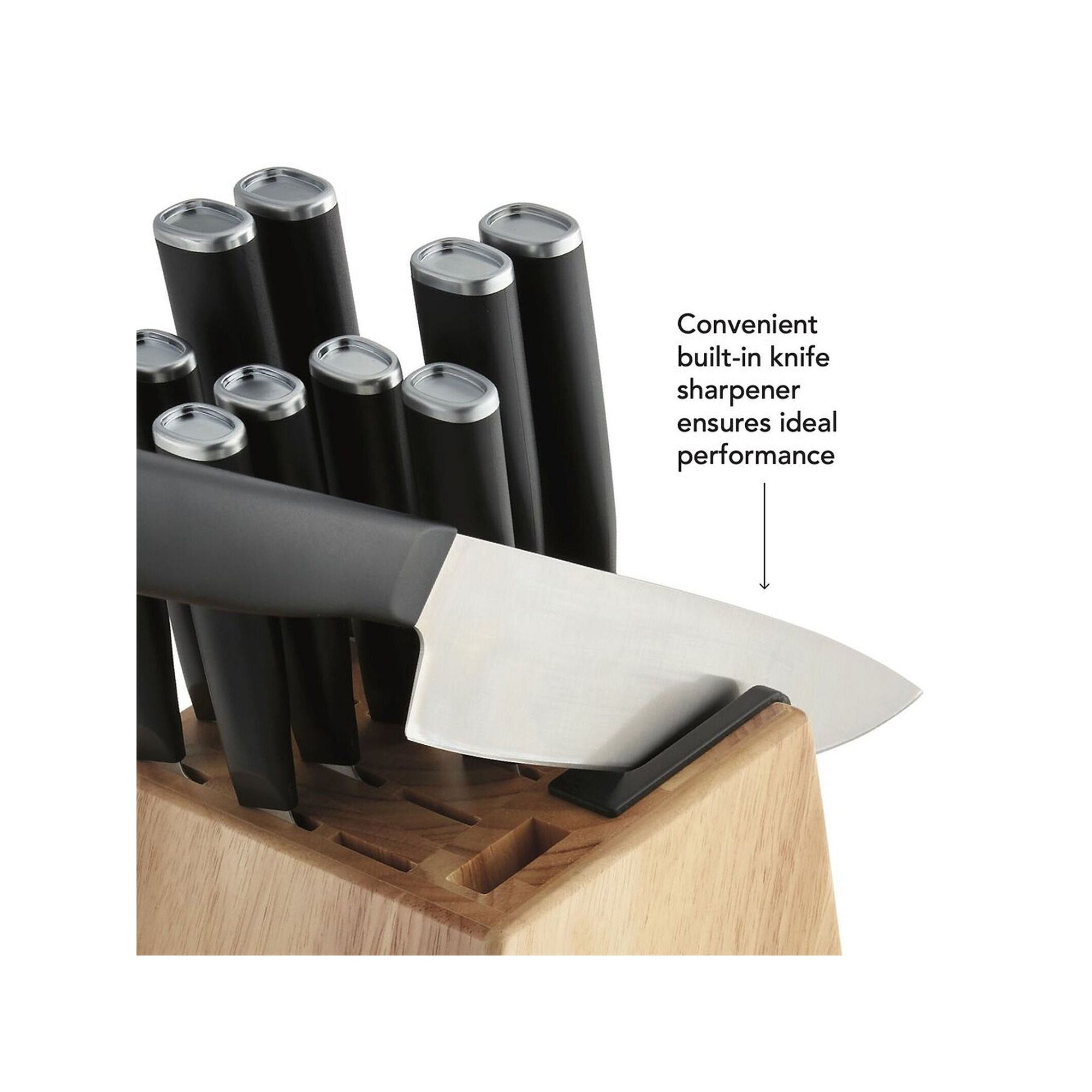 Kitchenaid 12-Pc. Knife Block Set - BLACK ONE SIZE