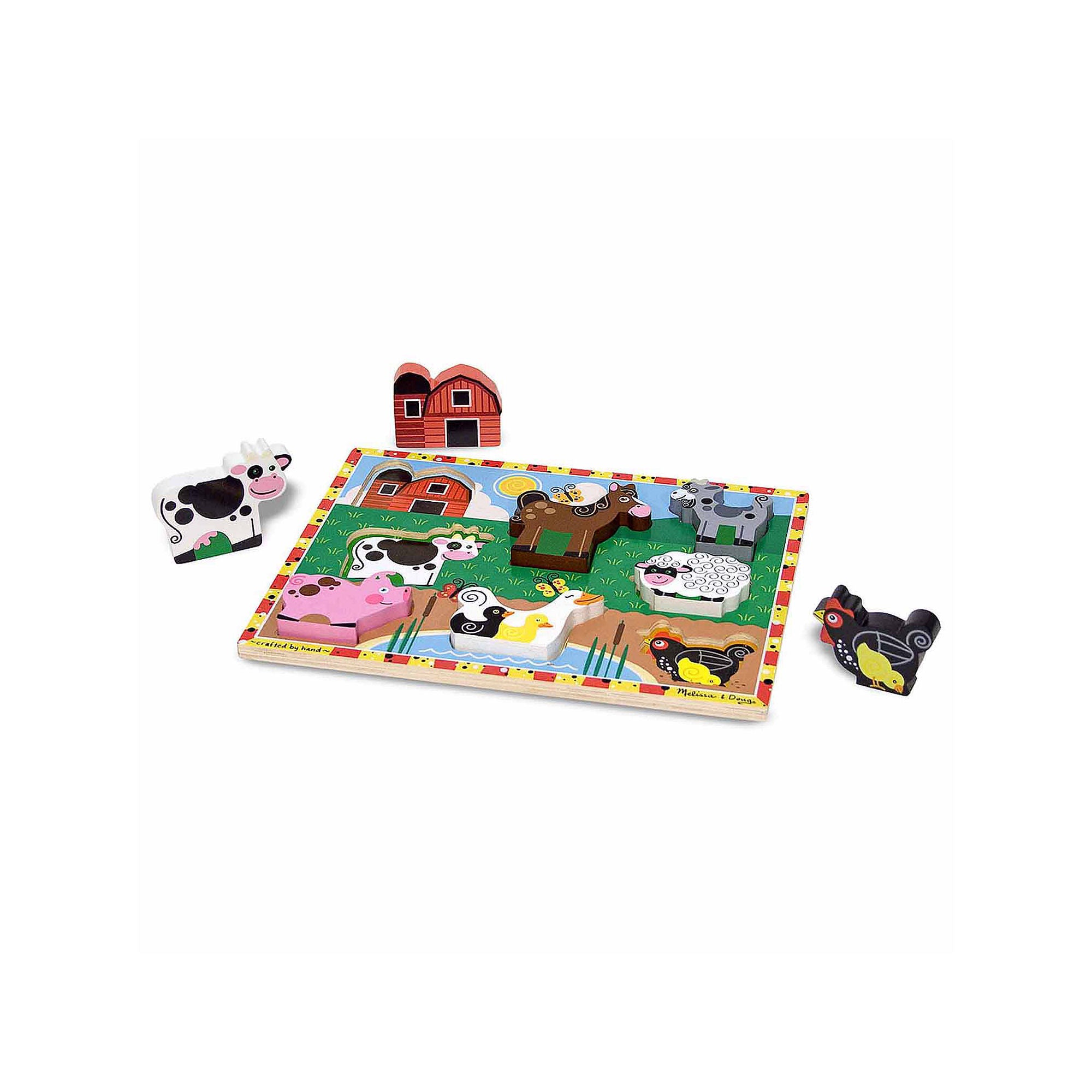 Melissa and Doug 13723 Farm Chunky Puzzle