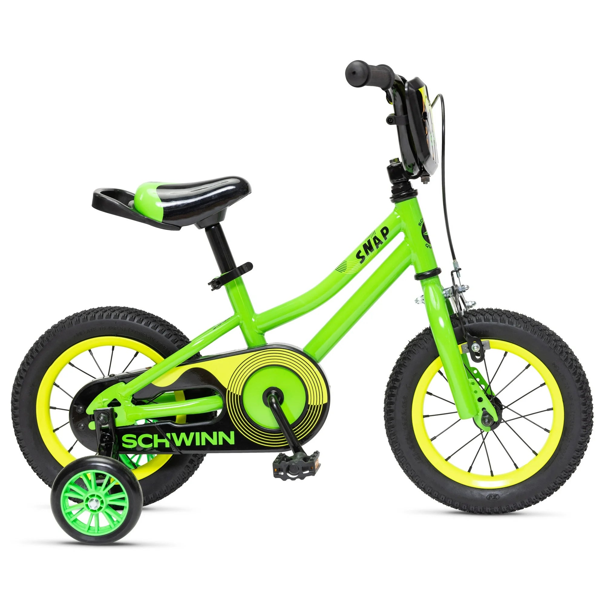 Schwinn S0234WM 12 Snap Boys Kids Bike, Green