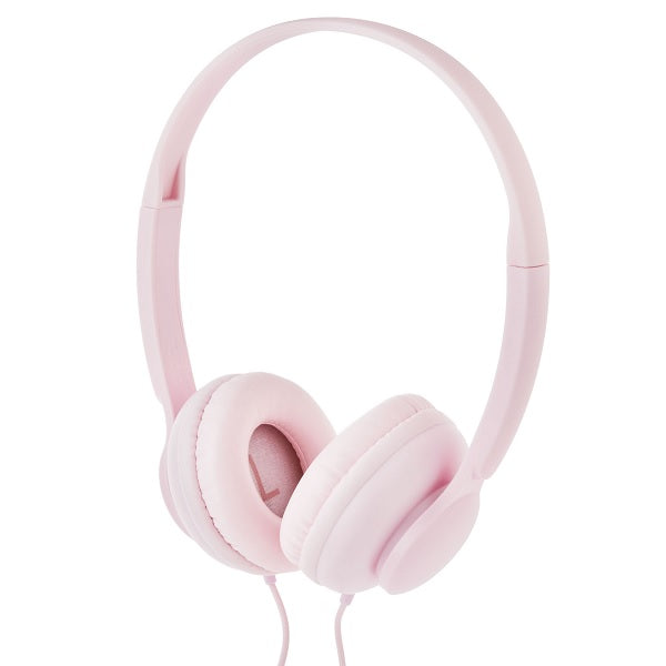 onn. On-Ear Headphones, Pink