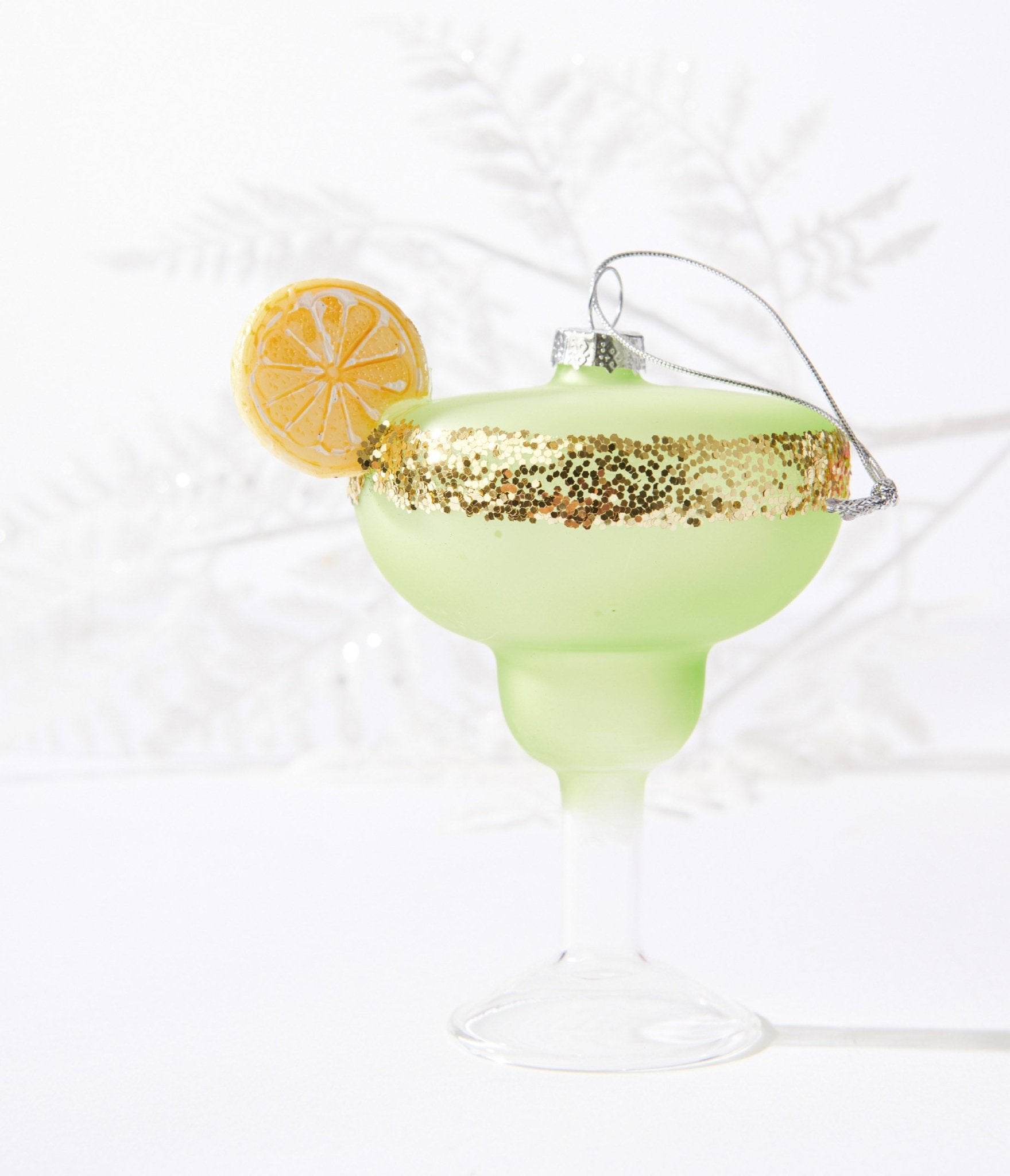 Lime Margarita Glass Ornament