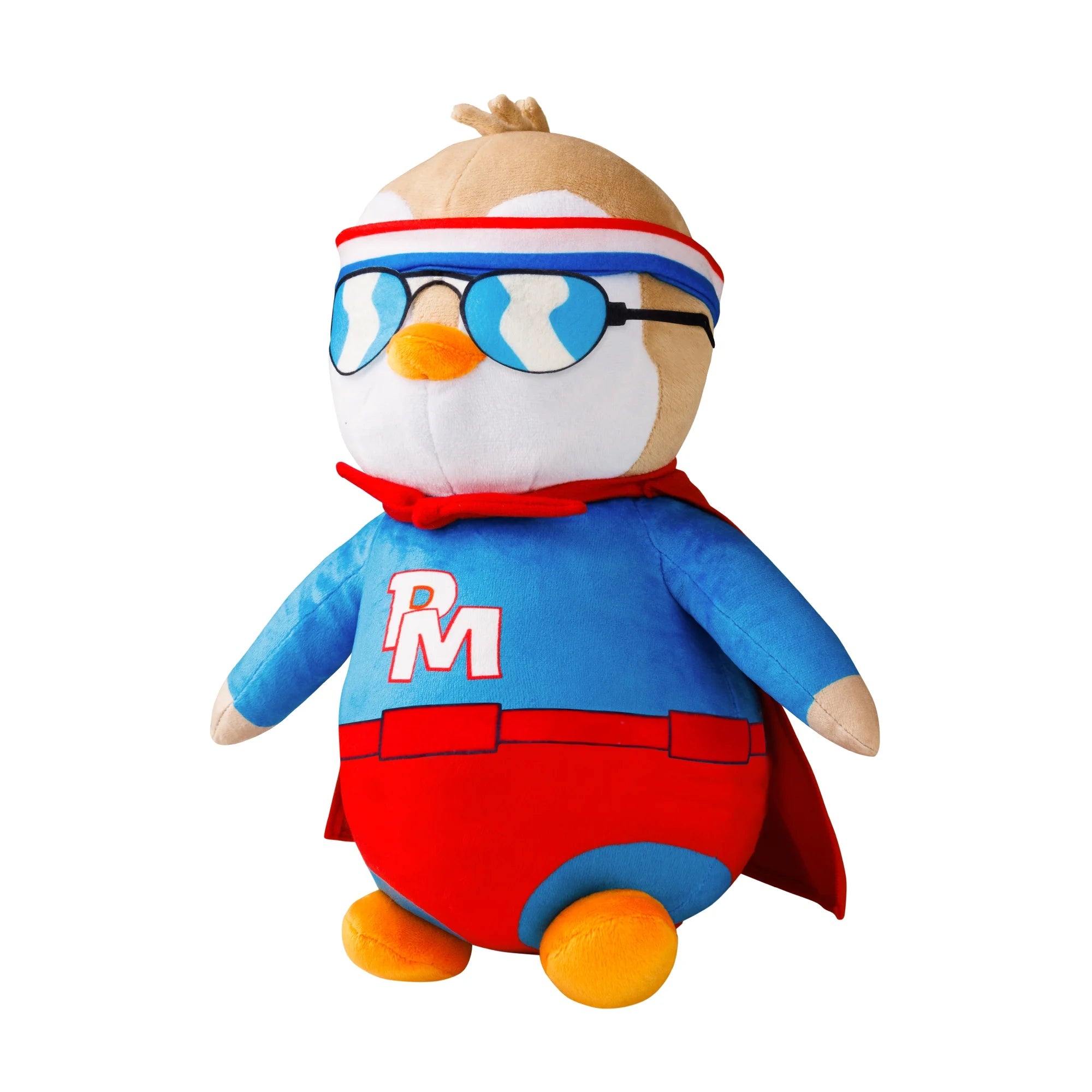 Pudgy Penguins 12-inch White-Brown Huggable Plush with Multicolor Accessories