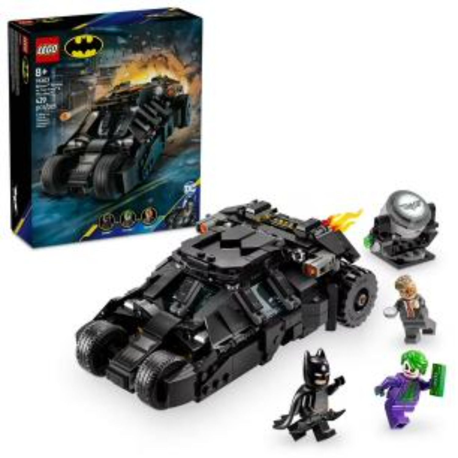 LEGO 6527577 DC Batman Tumbler vs. Two-Face & The Joker Toy Building Set 76303