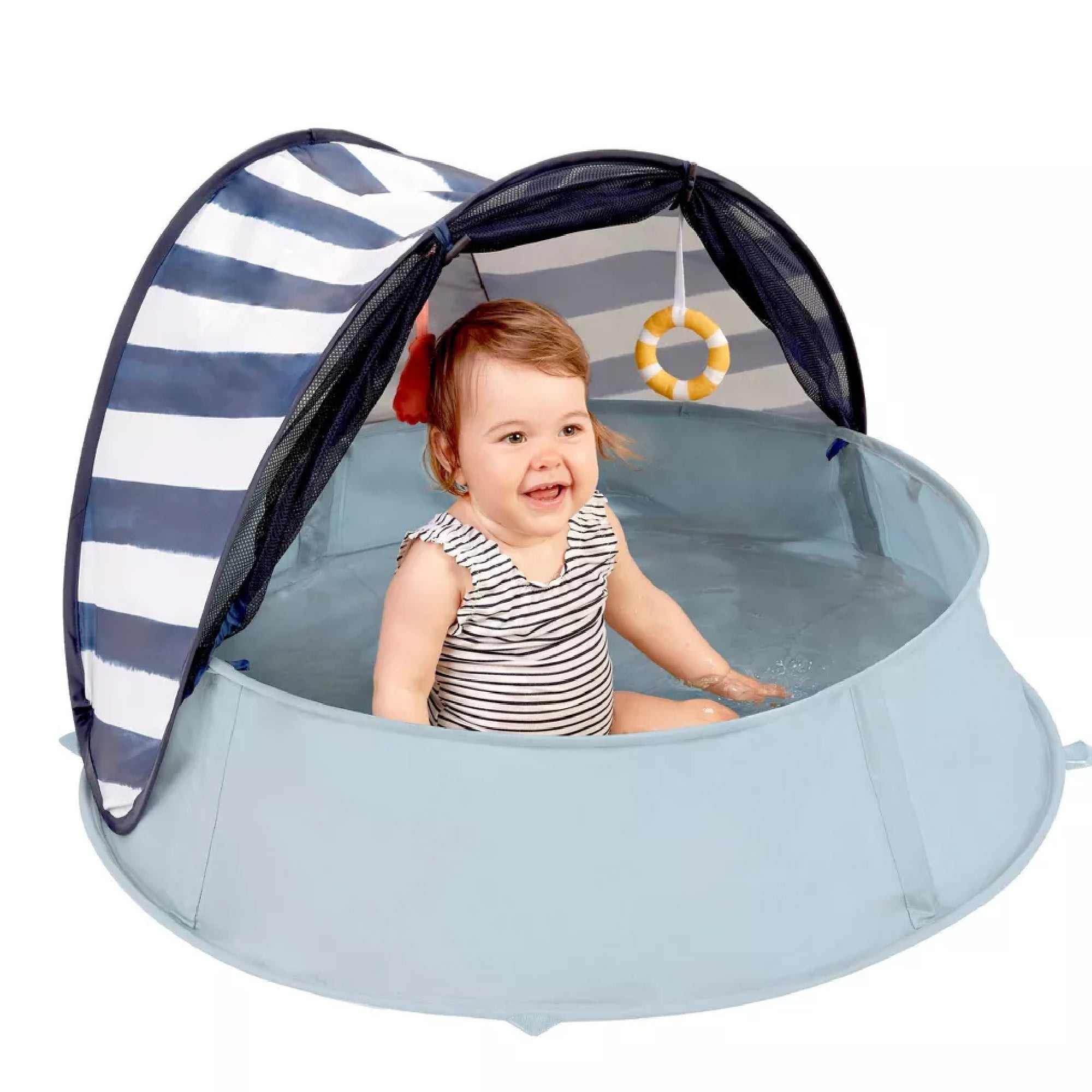 Babymoov 86052992 Aquani Tent & Pool 3 in 1 Pop Up Tent, Kiddie Pool and Play Yard