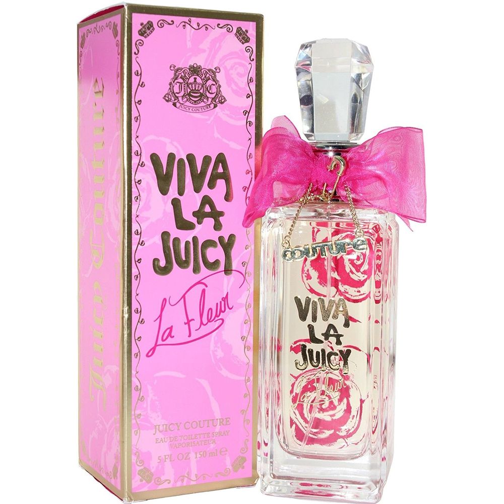 Juicy Couture JUIVLFF0015002 Viva La Juicy La Fleur Eau de Toilette Spray, 5 oz