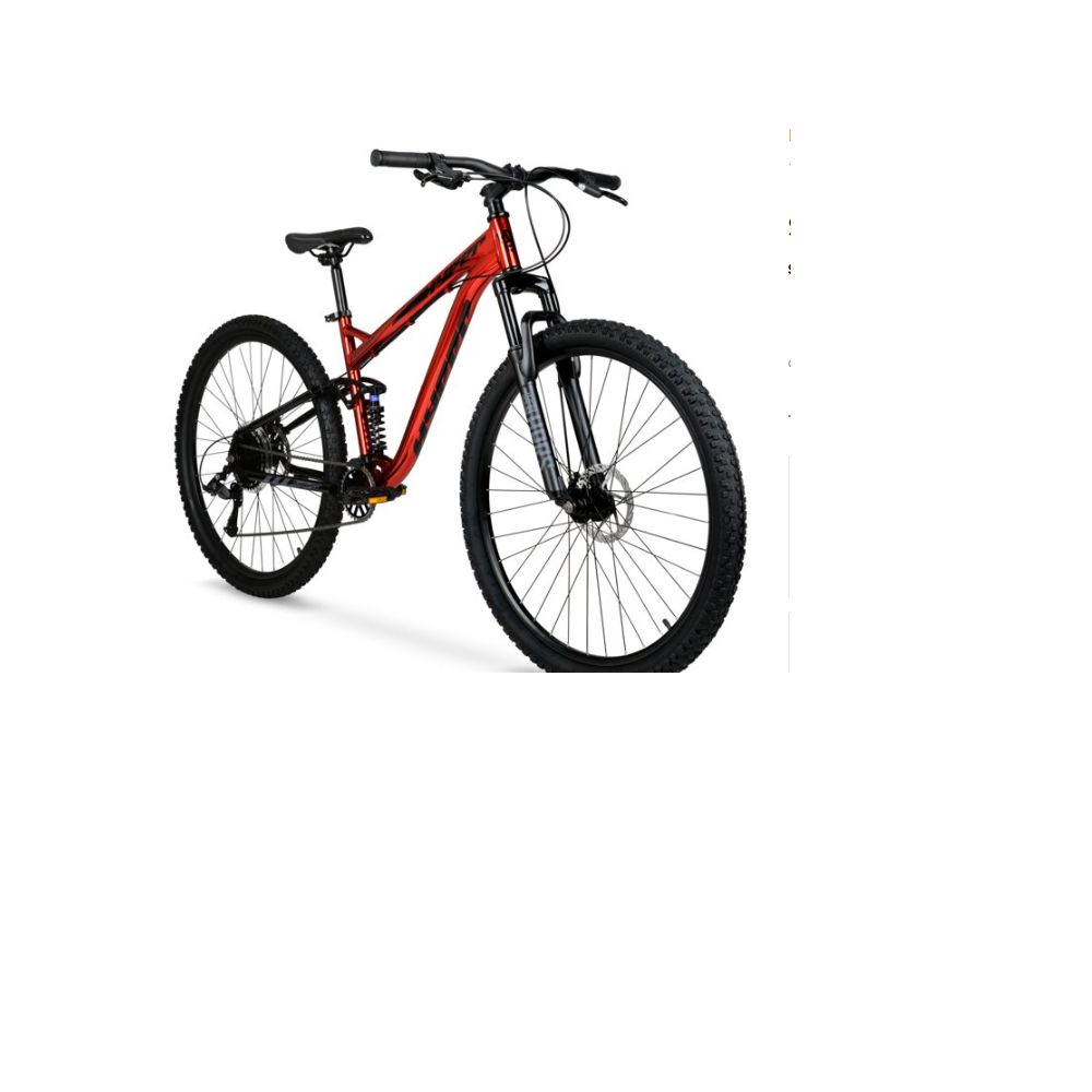 Hyper Bicycles HYP-T29-1200 29 Explorer Men's Dual Suspension Mountain Bike, Red