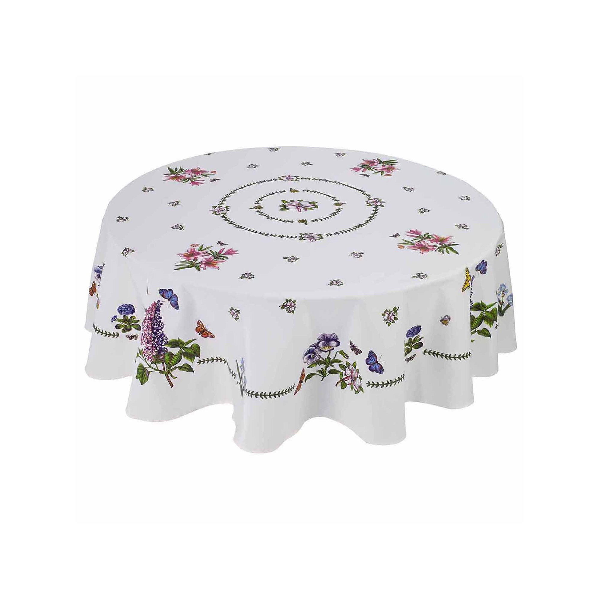 Portmeirion Botanic Garden Tablecloth - IVORY ONE SIZE