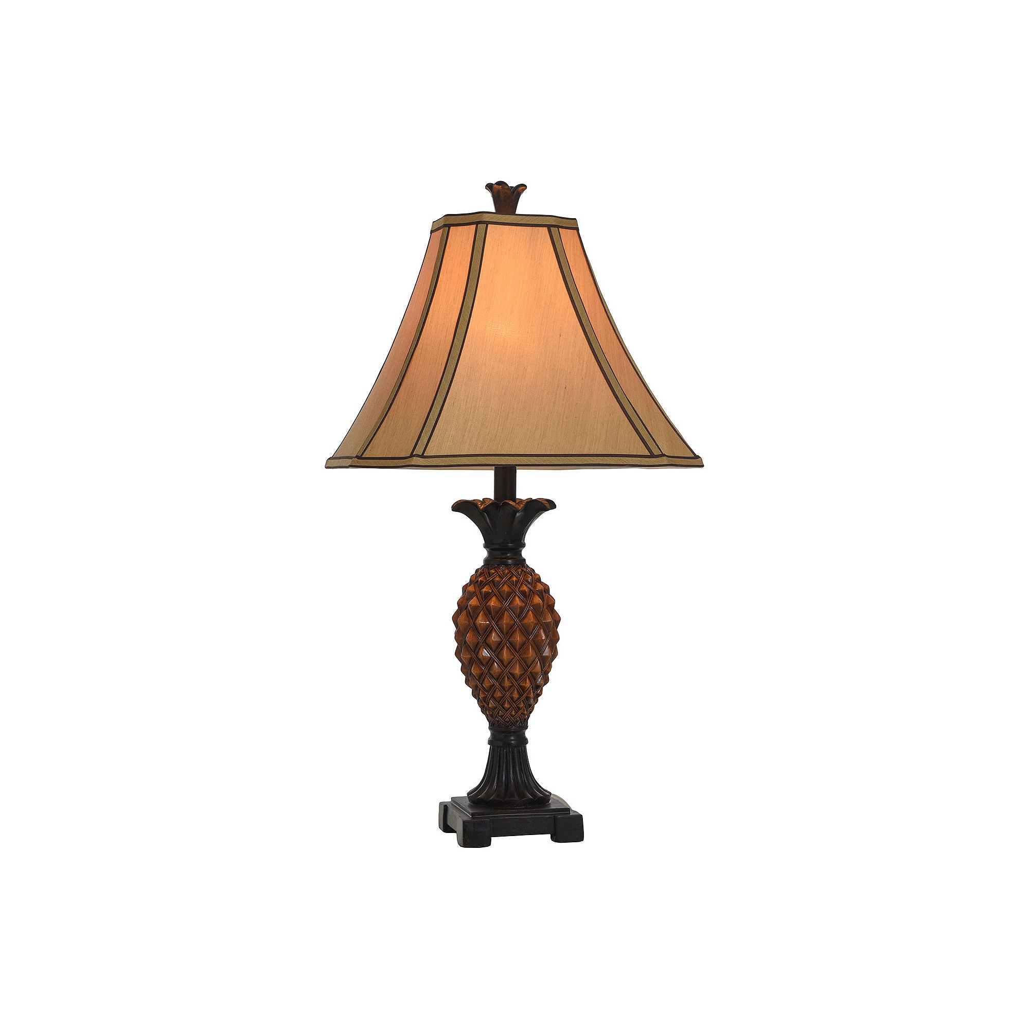 Stylecraft 29 Pineapple Table Lamp - BROWN ONE SIZE