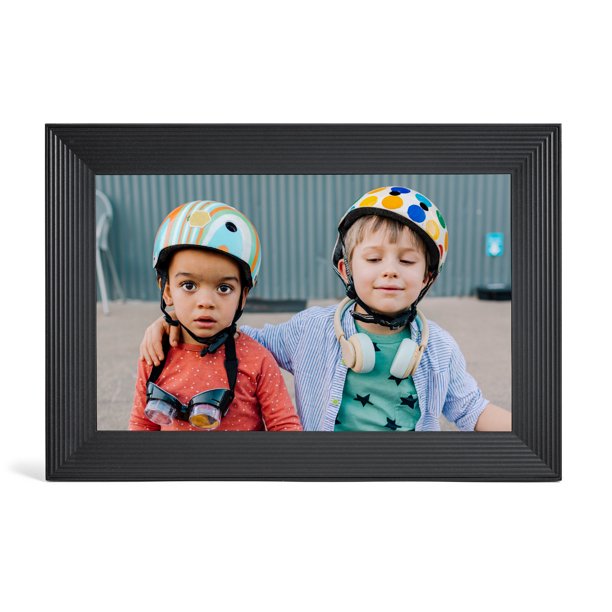 Aura Frames AF900-BLK 10.1 HD Wi-Fi Digital Picture Frame with Free Unlimited Storage Gravel