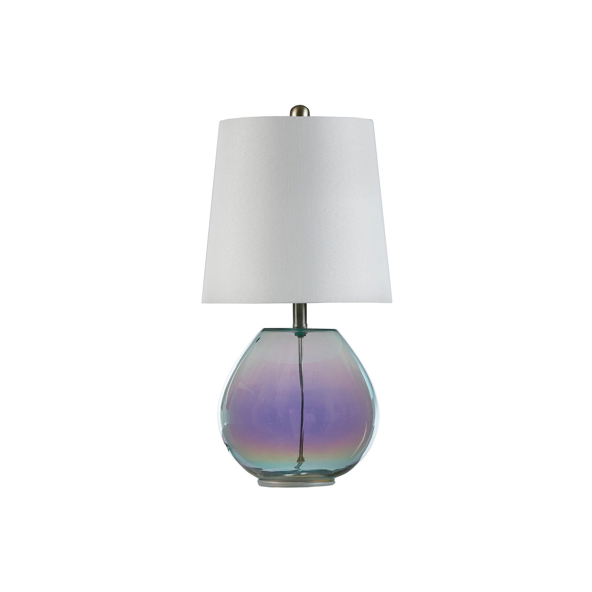 510 Design Ranier Iridescent Glass Table Lamp - GREEN ONE SIZE