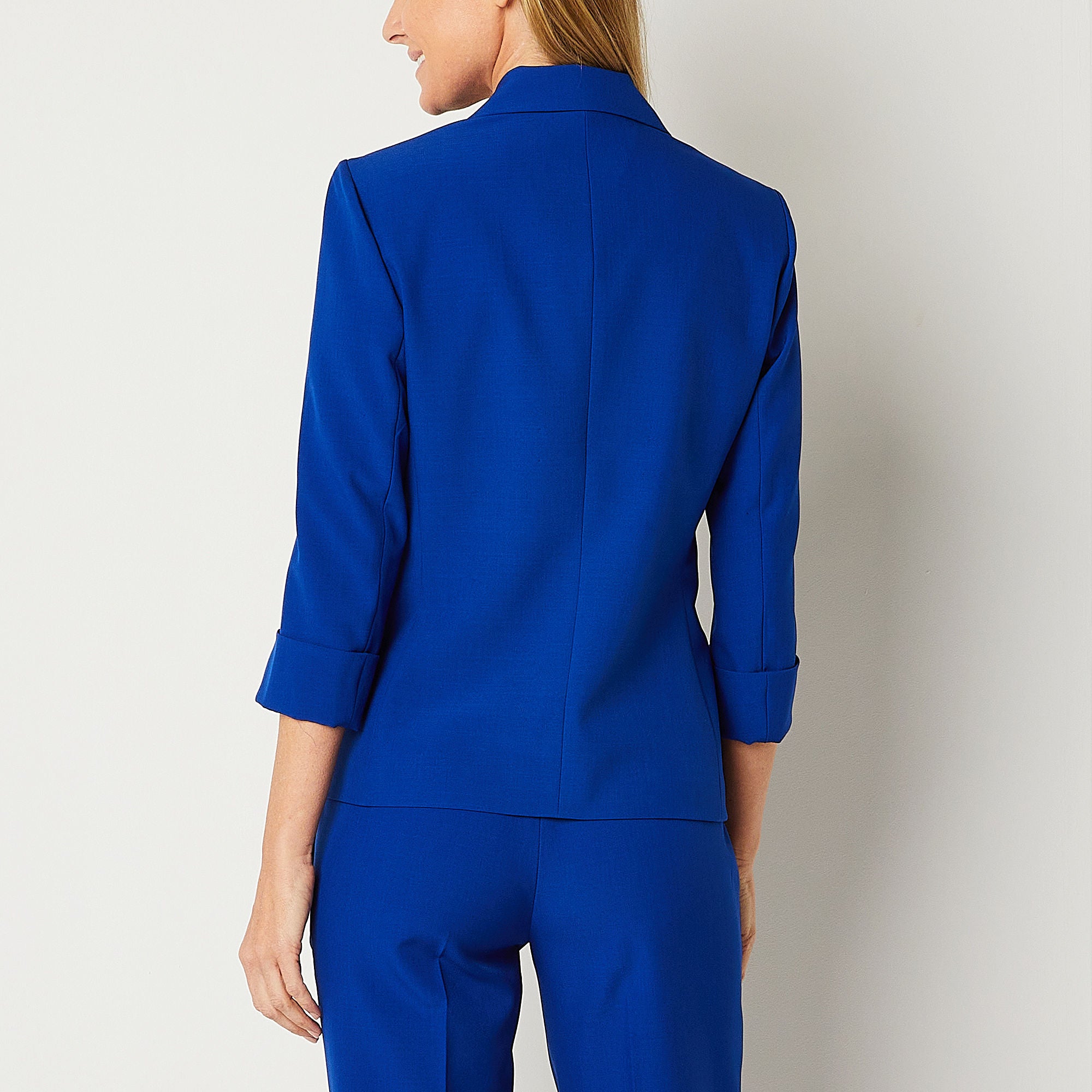 Black Label By Evan-Picone Suit Jacket - TRUE COBALT 8