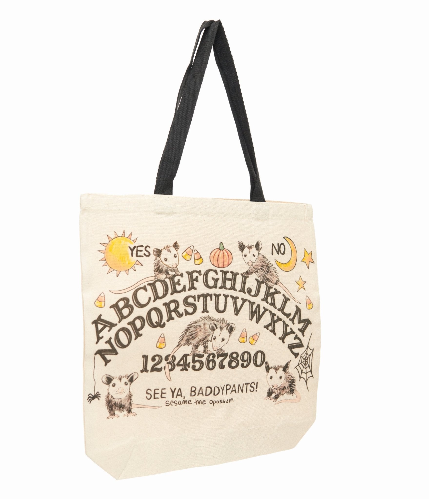 Spirit Board Opossum Cotton Tote Bag