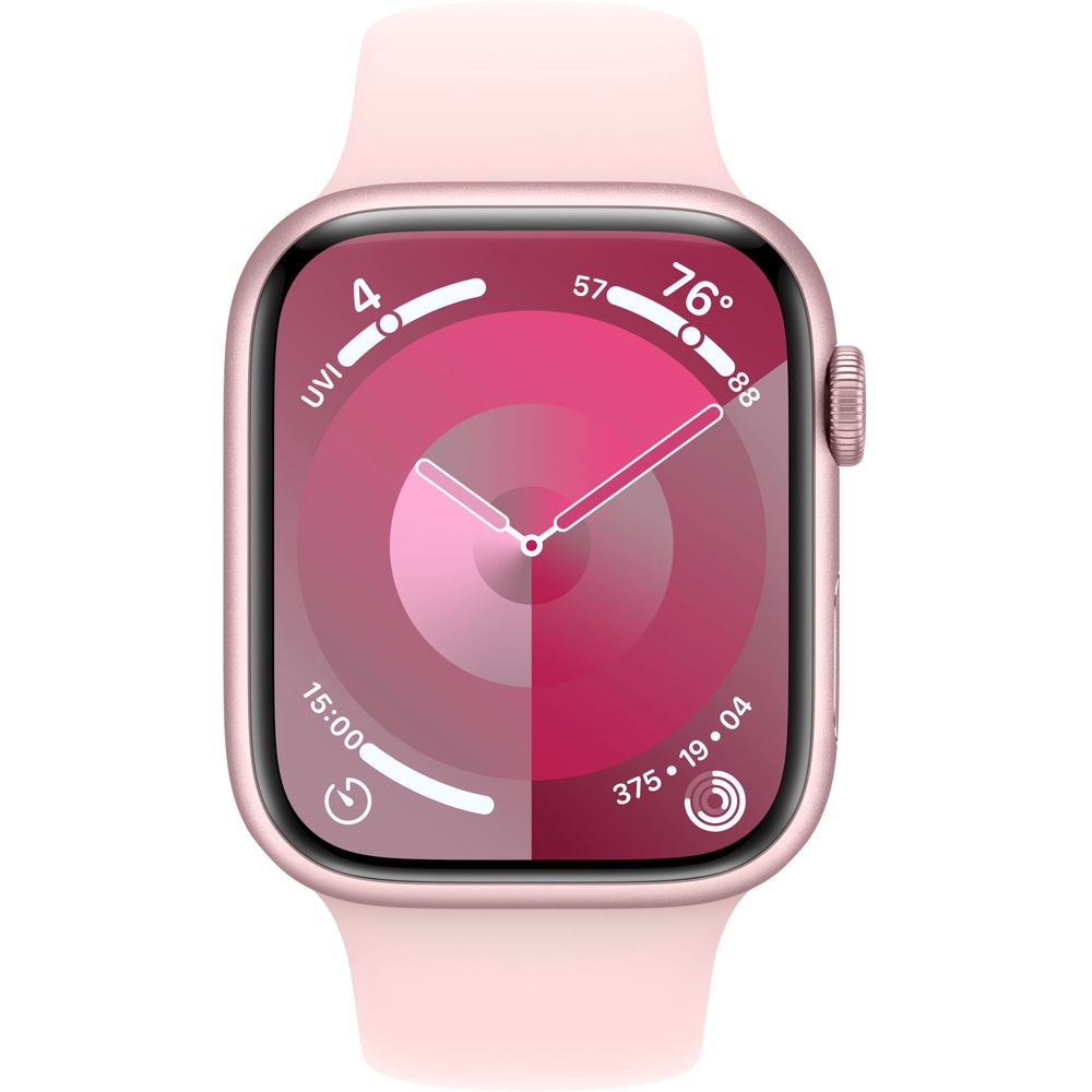 Apple Watch Gen 9 Series 9 41mm Pink Aluminum - Light Pink Sport Band MR933LW/A