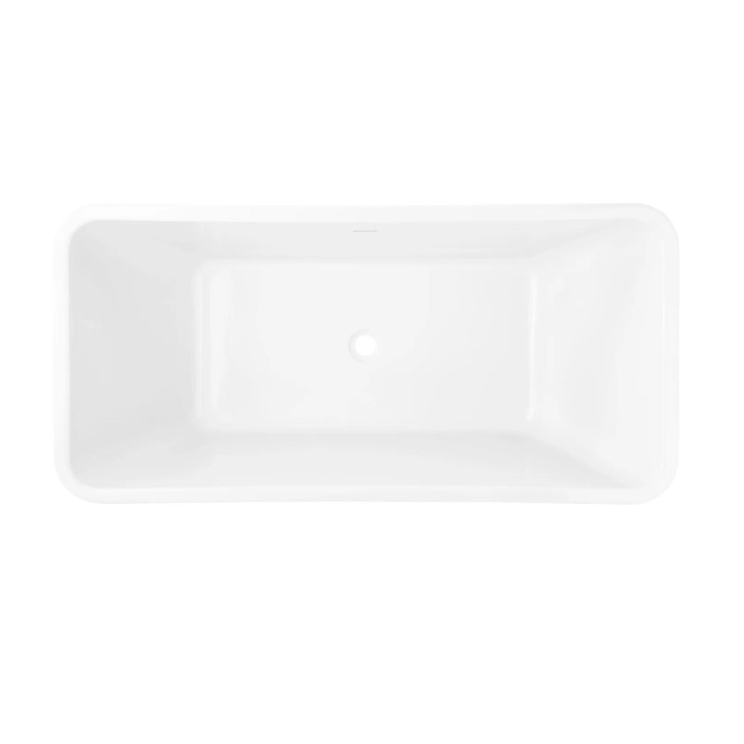 Signature Hardware 480871 Baxter 53 Acrylic Free Standing Soaking Tub