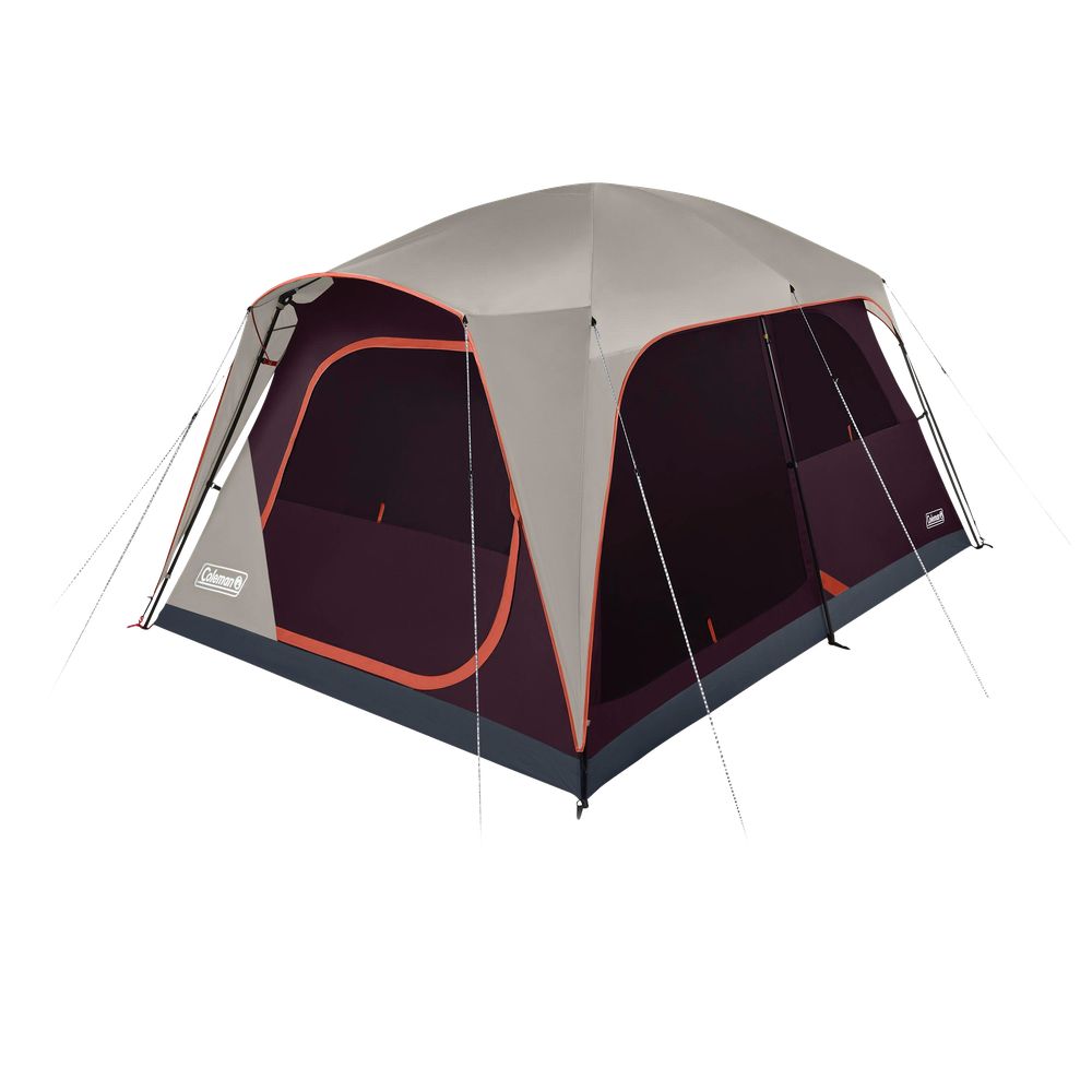 Coleman Skylodge 8-Person Camping Tent, Blackberry