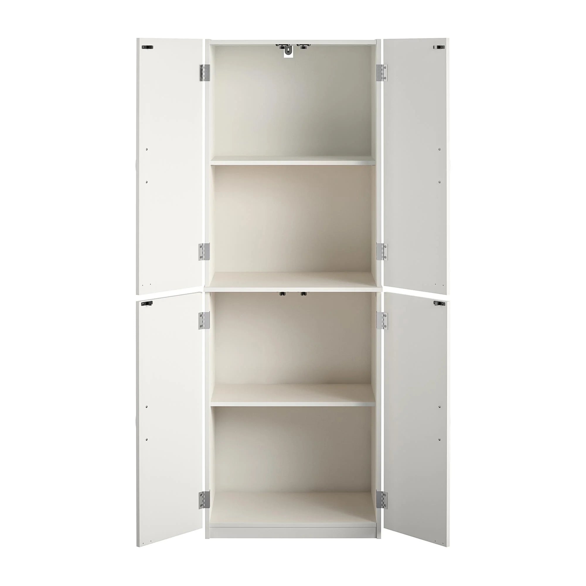 Mainstays 9102015W 72 4-Door Cabinet, White