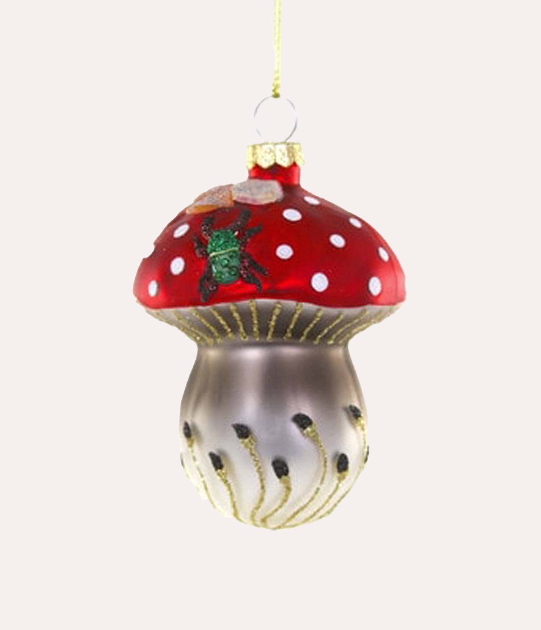 Cody Foster Mushroom Beetle Ornament