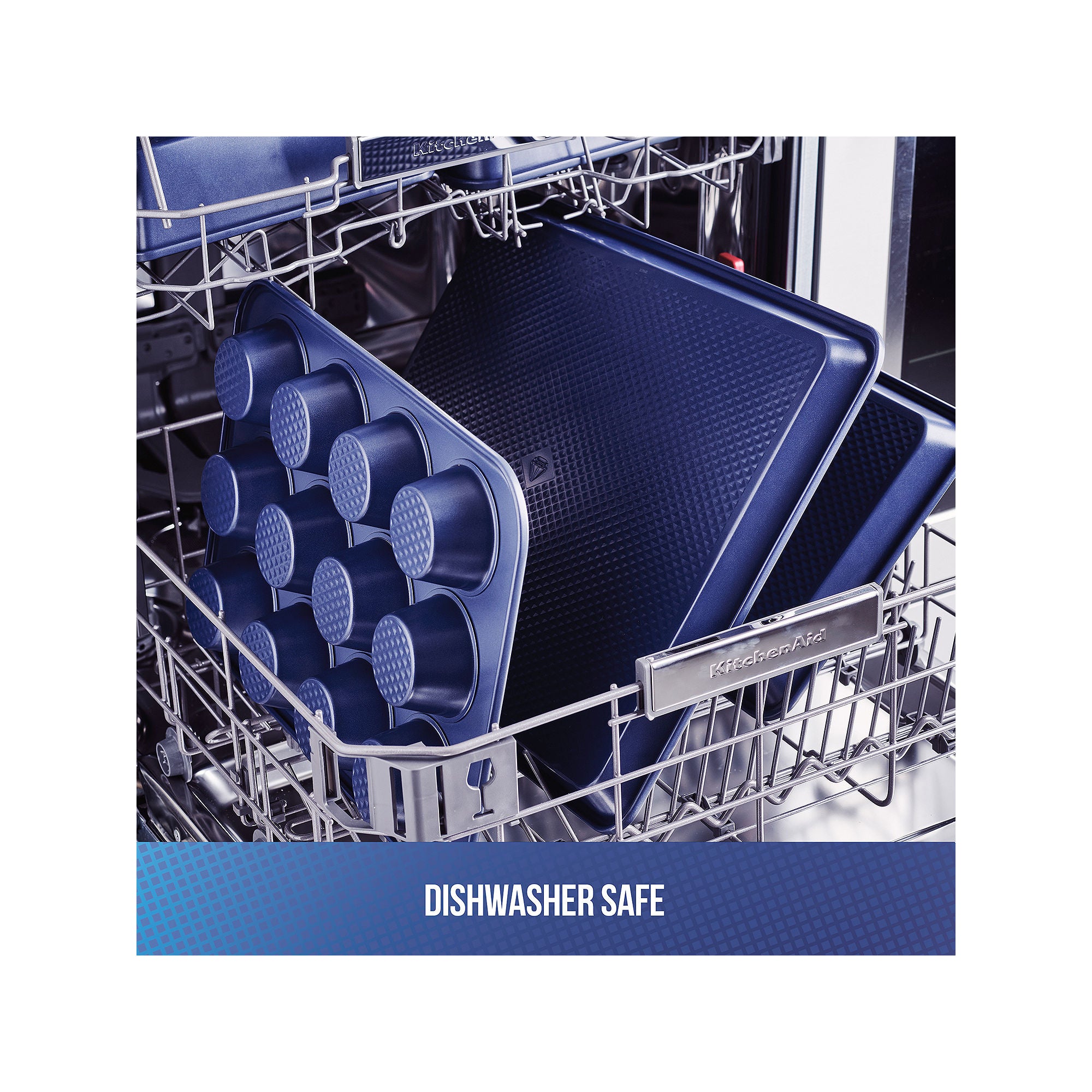 Blue Diamond 2Pc. Small And Medium Non-Stick Cookie Sheet - BLUE ONE SIZE