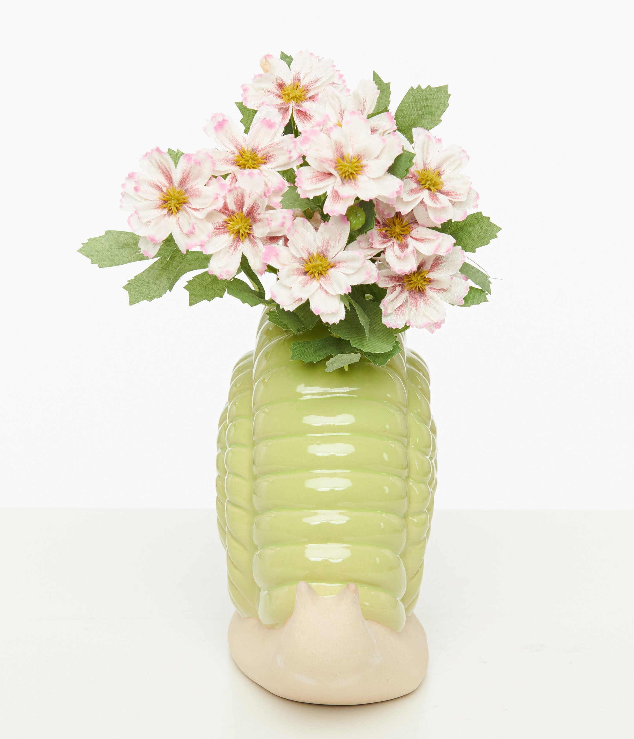 Green Snail Vase