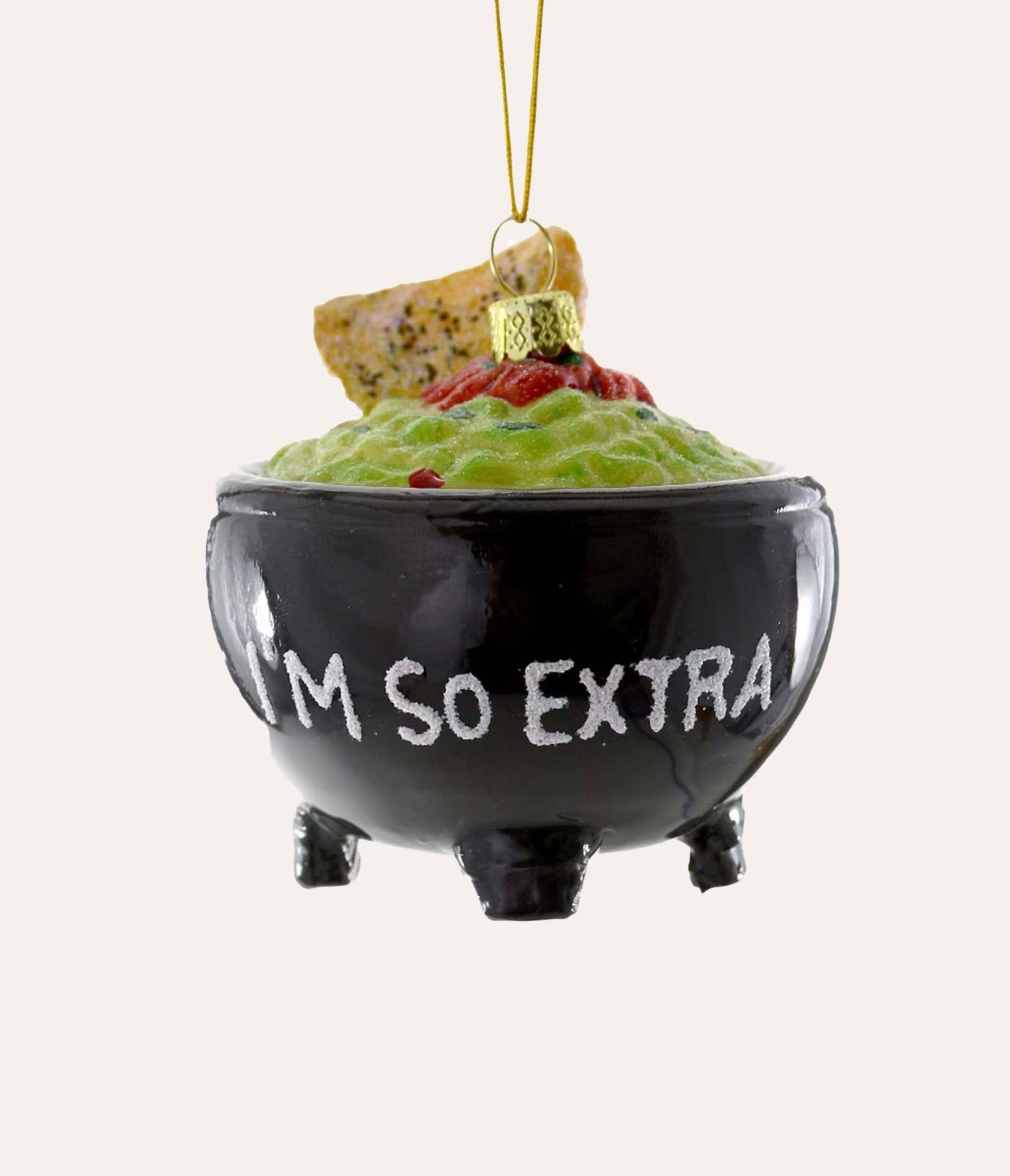 Cody Foster I'm So Extra Guacamole Ornament