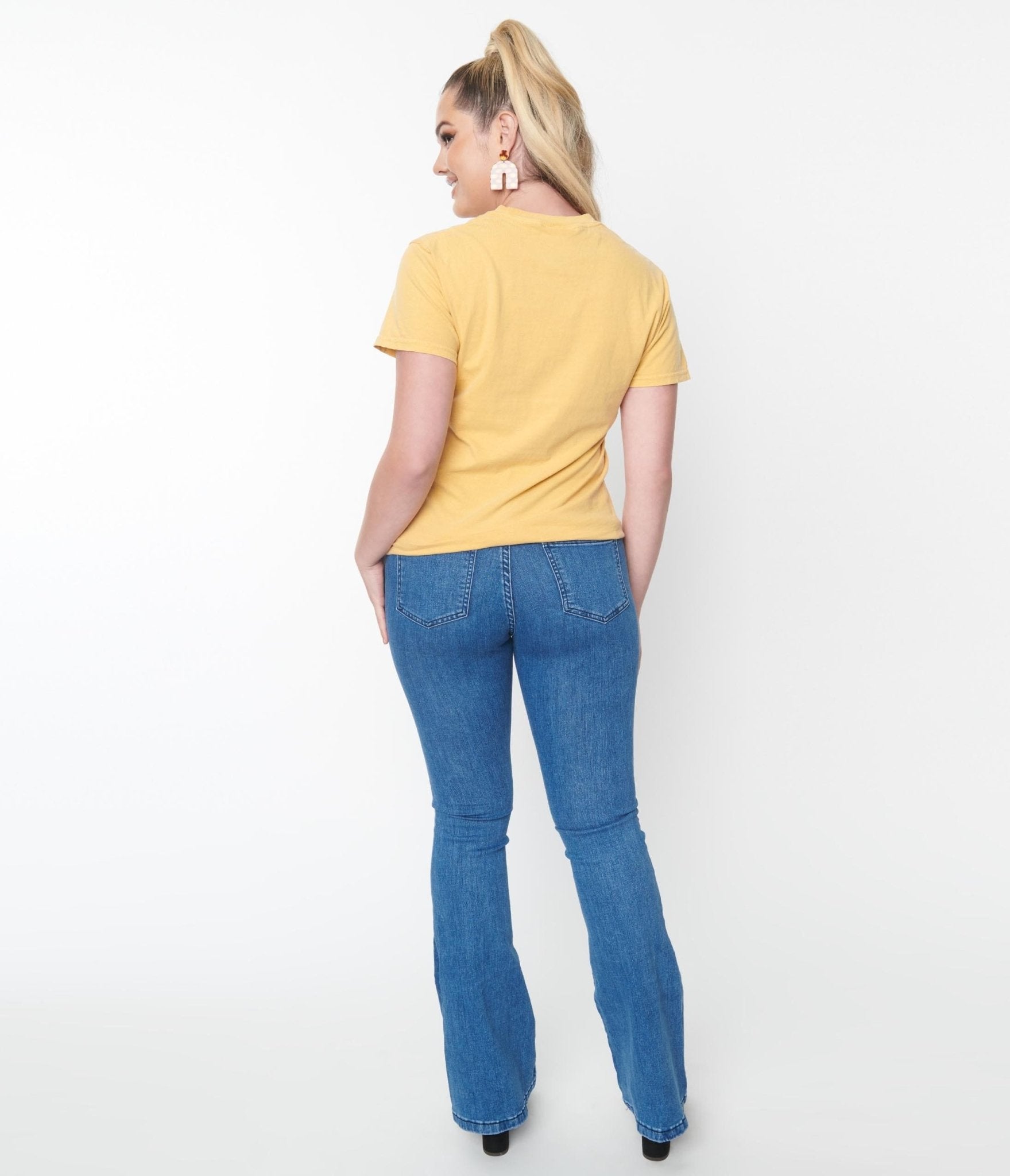 1970s Medium Denim Star Jeans