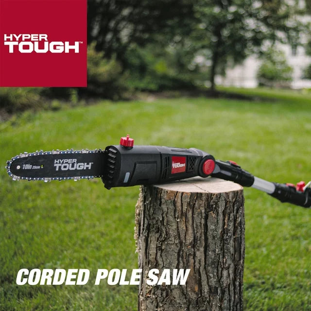 Hyper Tough HT13-401-002-01 10 Corded 6.5-Amp Pole Saw