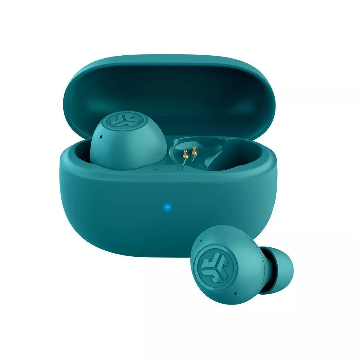 JLAB EBGAIRPOPRTEL124X Go Pop ANC True Wireless Bluetooth Earbuds, Teal