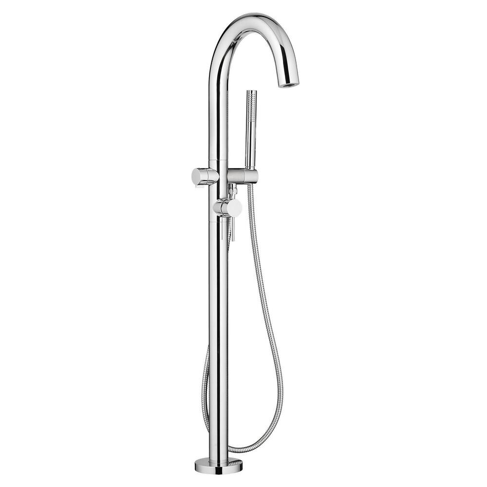 American Standard T064951.002 1-Handle Commercial/Residential Freestanding Bathtub Faucet W/Hand Shower, Polished Chrome