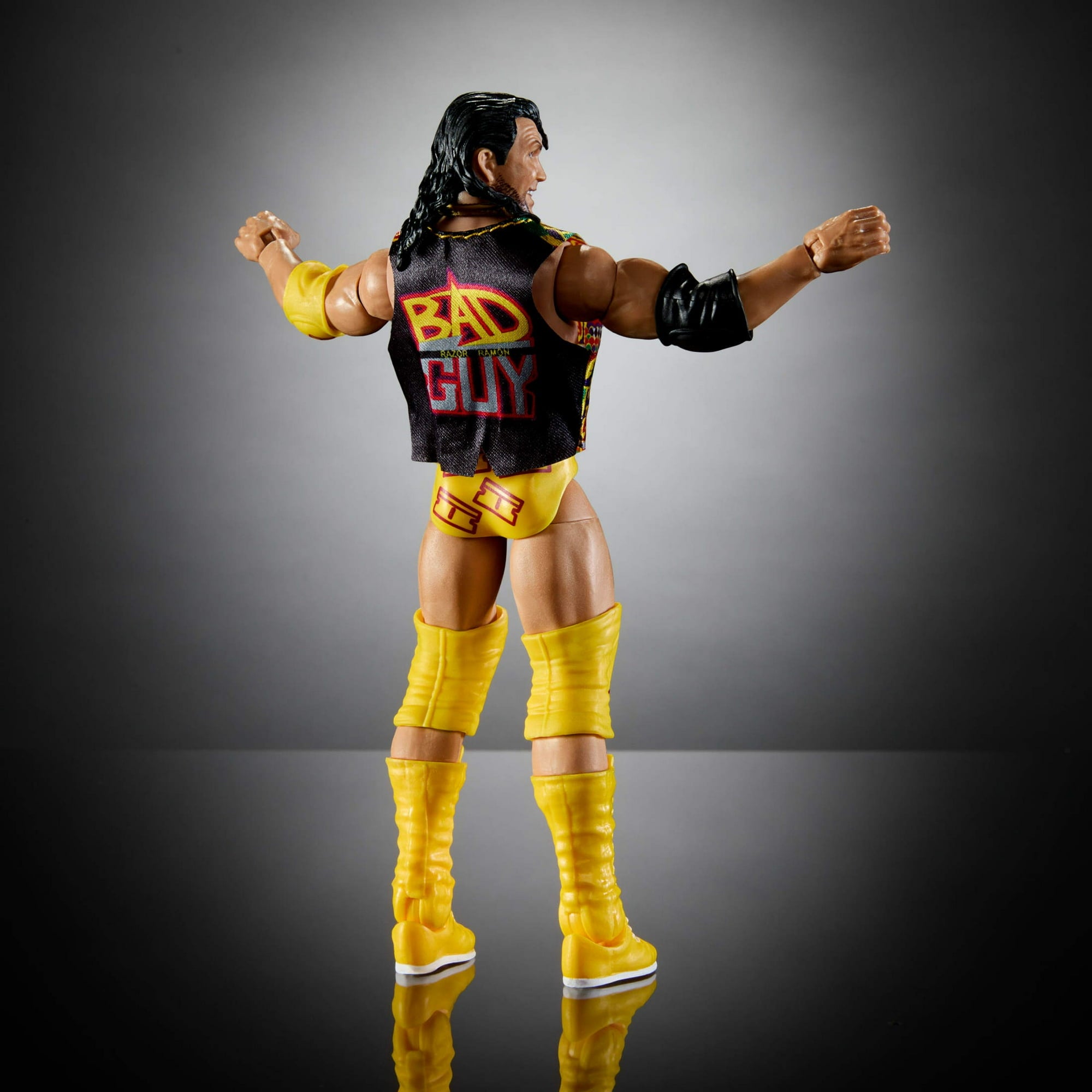 WWE Monday Night War Elite Collection Razor Ramon Action Figure & Accessories, Build-a-Figure Parts - Multicolor