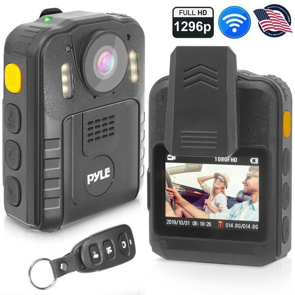 Pyle PPBCM92 HD 1296p 36MP Body Camera