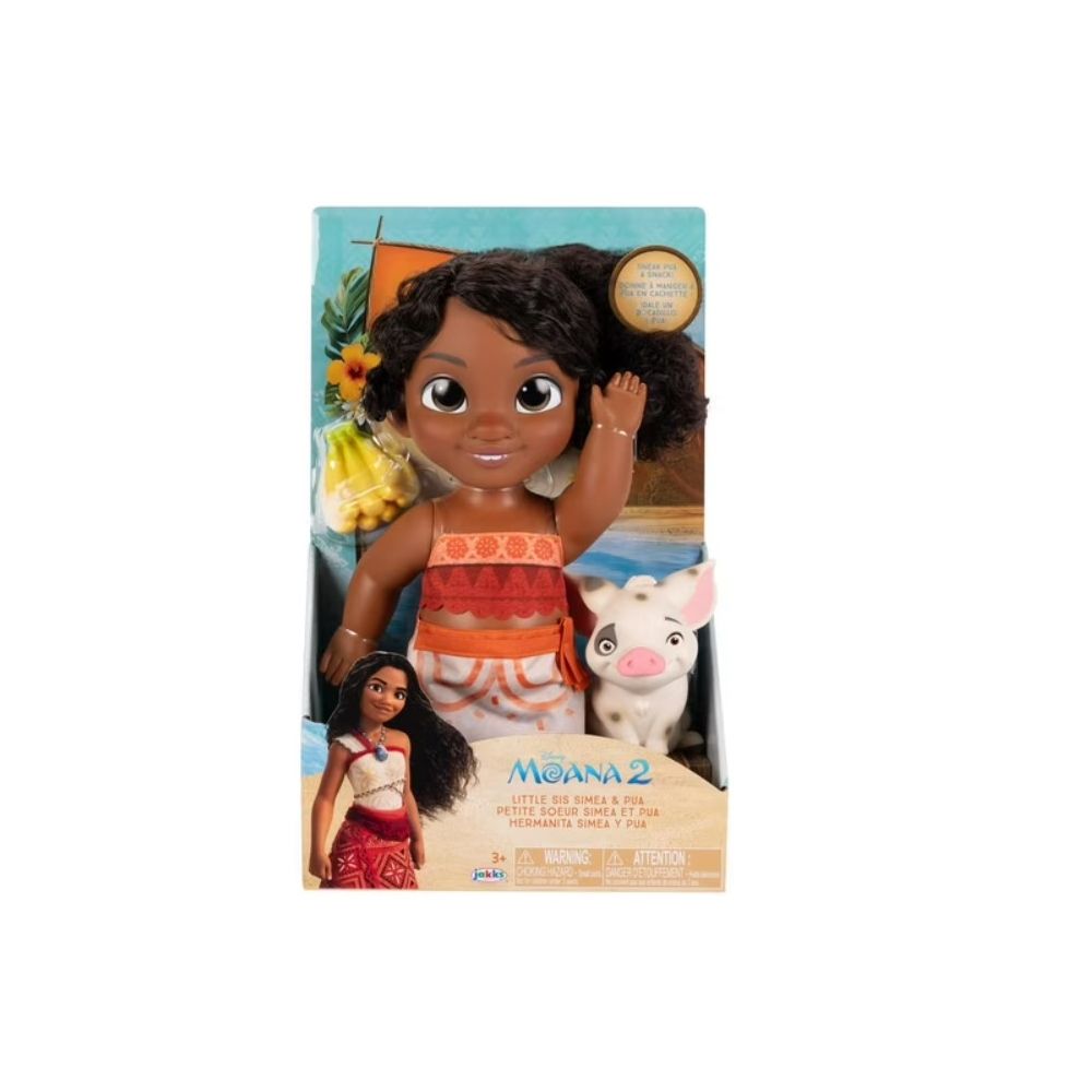 Disney 237566 Moana 2 - Little Sis Simea & Pua Doll