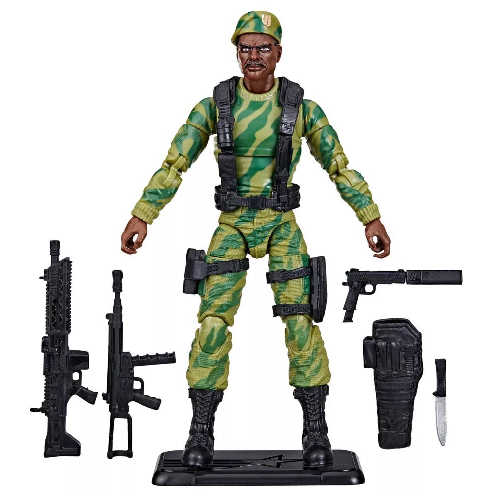 G.I. Joe F9868 Classified Series Retro Cardback Sgt. Stalker 6-Inch Action Figure